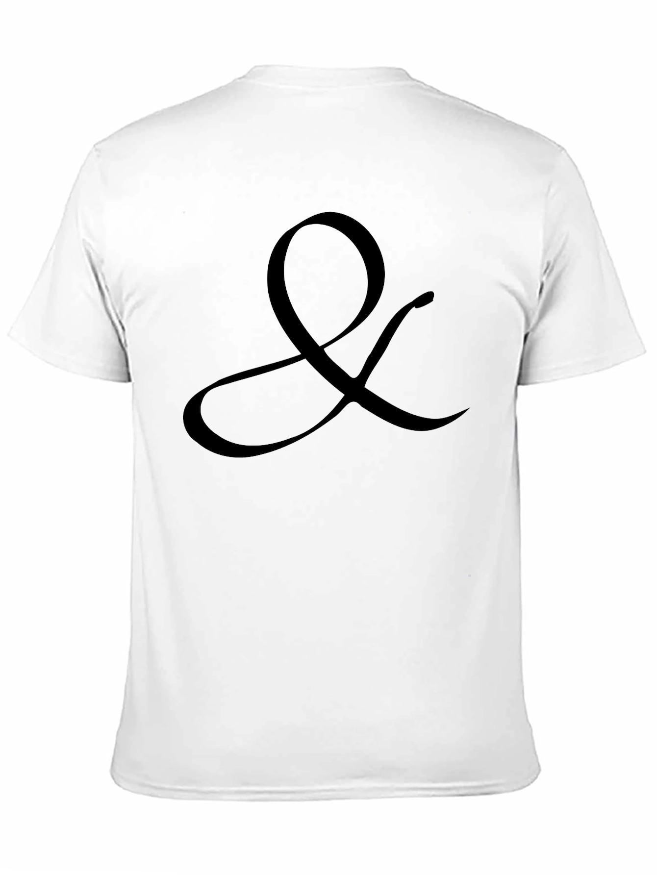 Ampersand Graphic Tee - Stylish Black Cotton Shirt