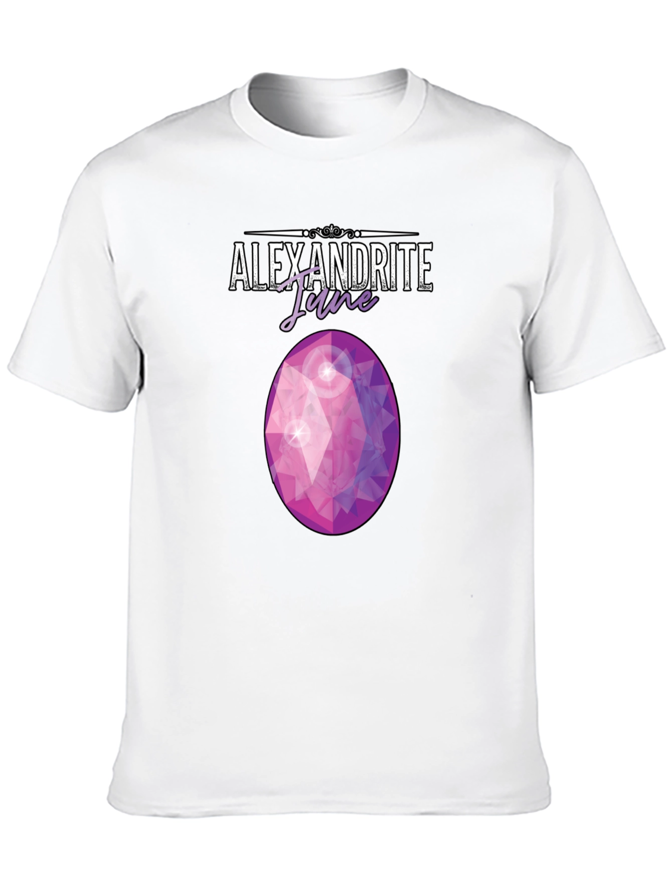 Alexandrite June Gemstone Graphic Tee - Trendy