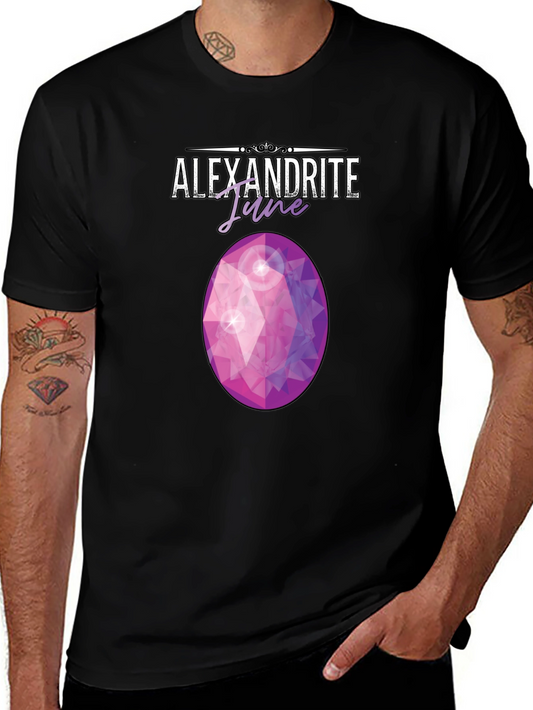 Alexandrite June Gemstone Graphic Tee - Trendy