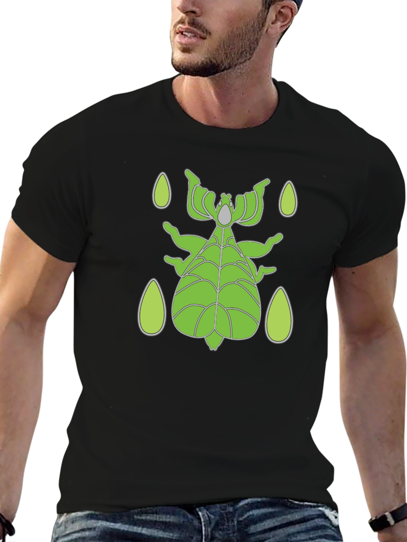 Green Stick Bug T-Shirt - Unique Insect Design