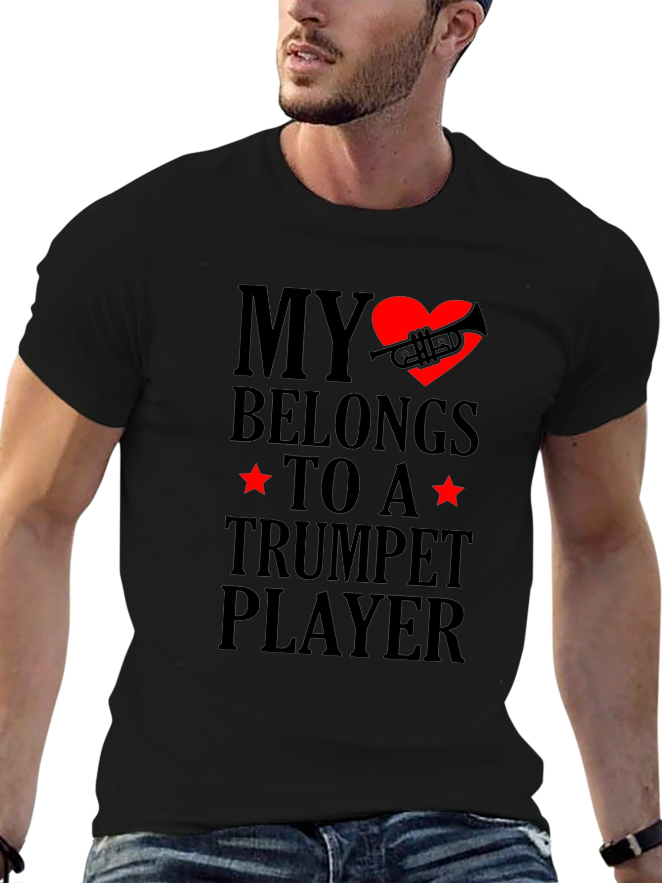 My Heart Belongs to a Trumpet Player T-Shirt