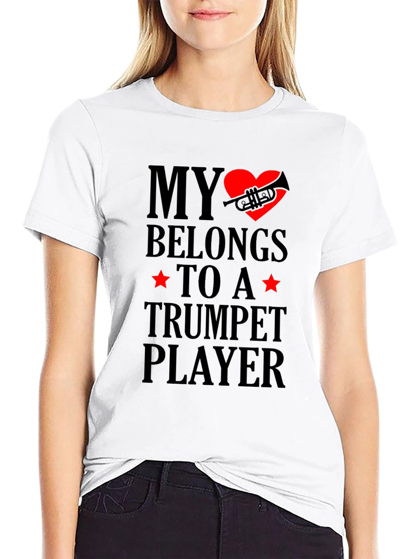 My Heart Belongs to a Trumpet Player T-Shirt