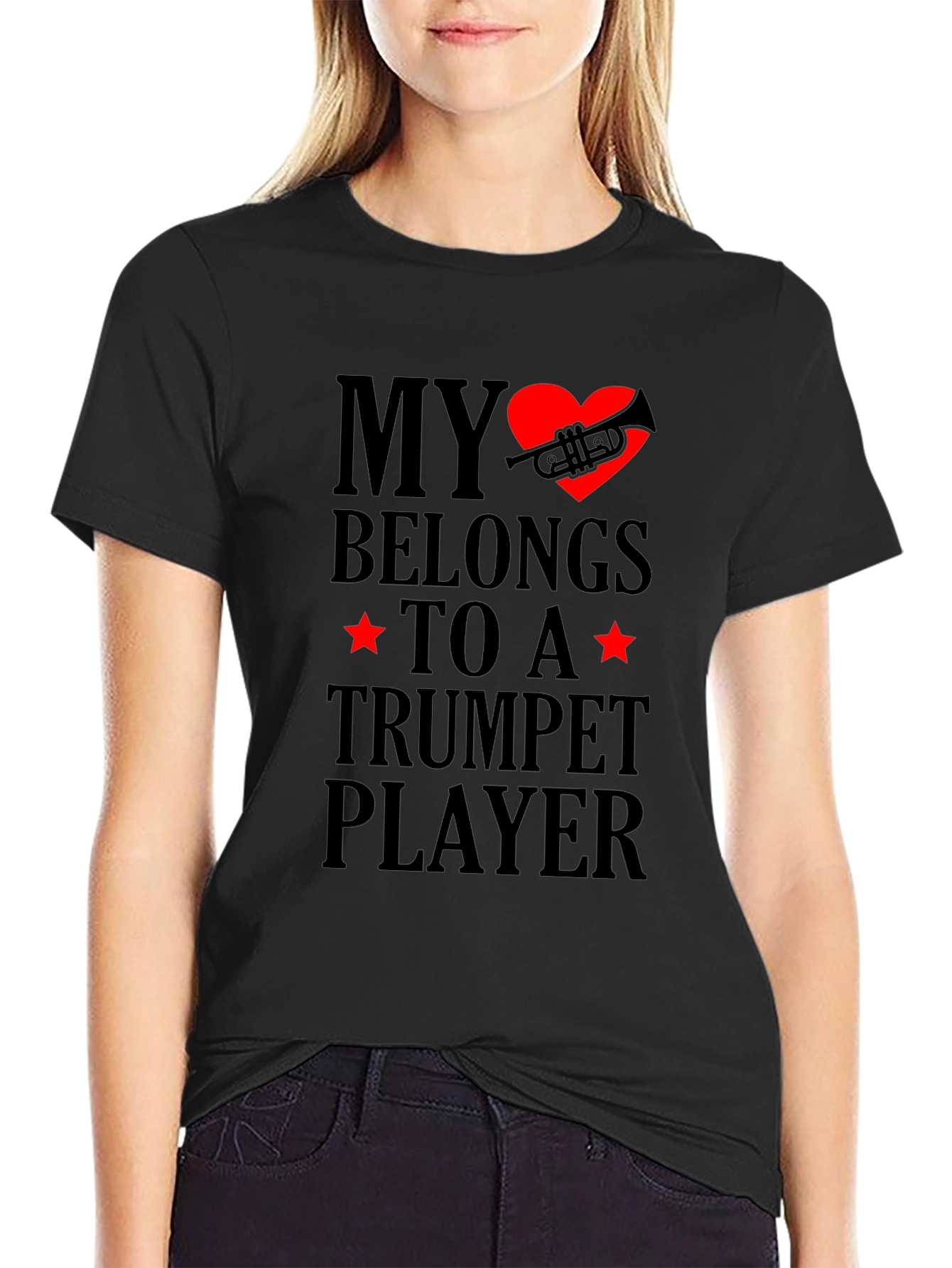 My Heart Belongs to a Trumpet Player T-Shirt