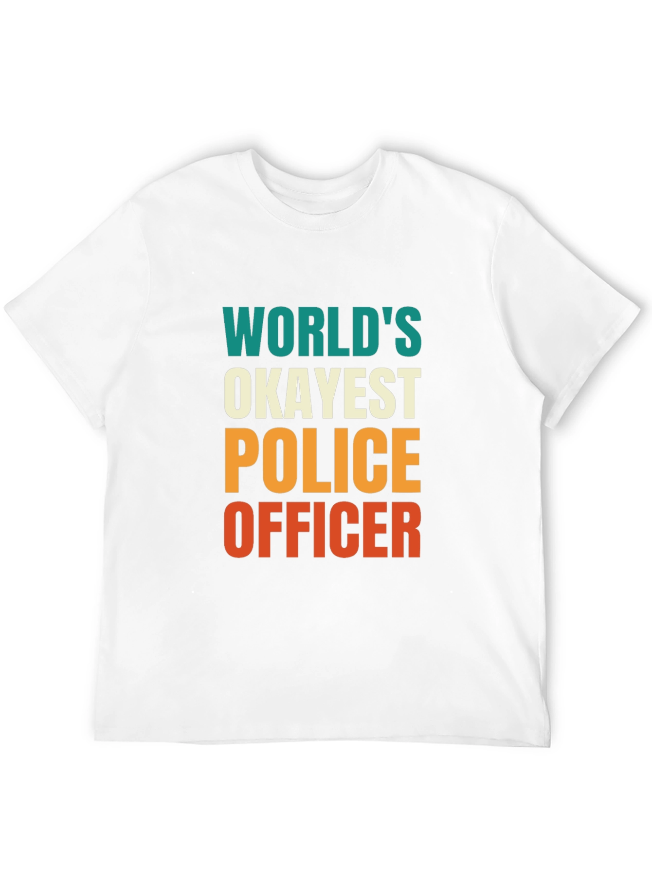 Okayest Police Officer Graphic Tee