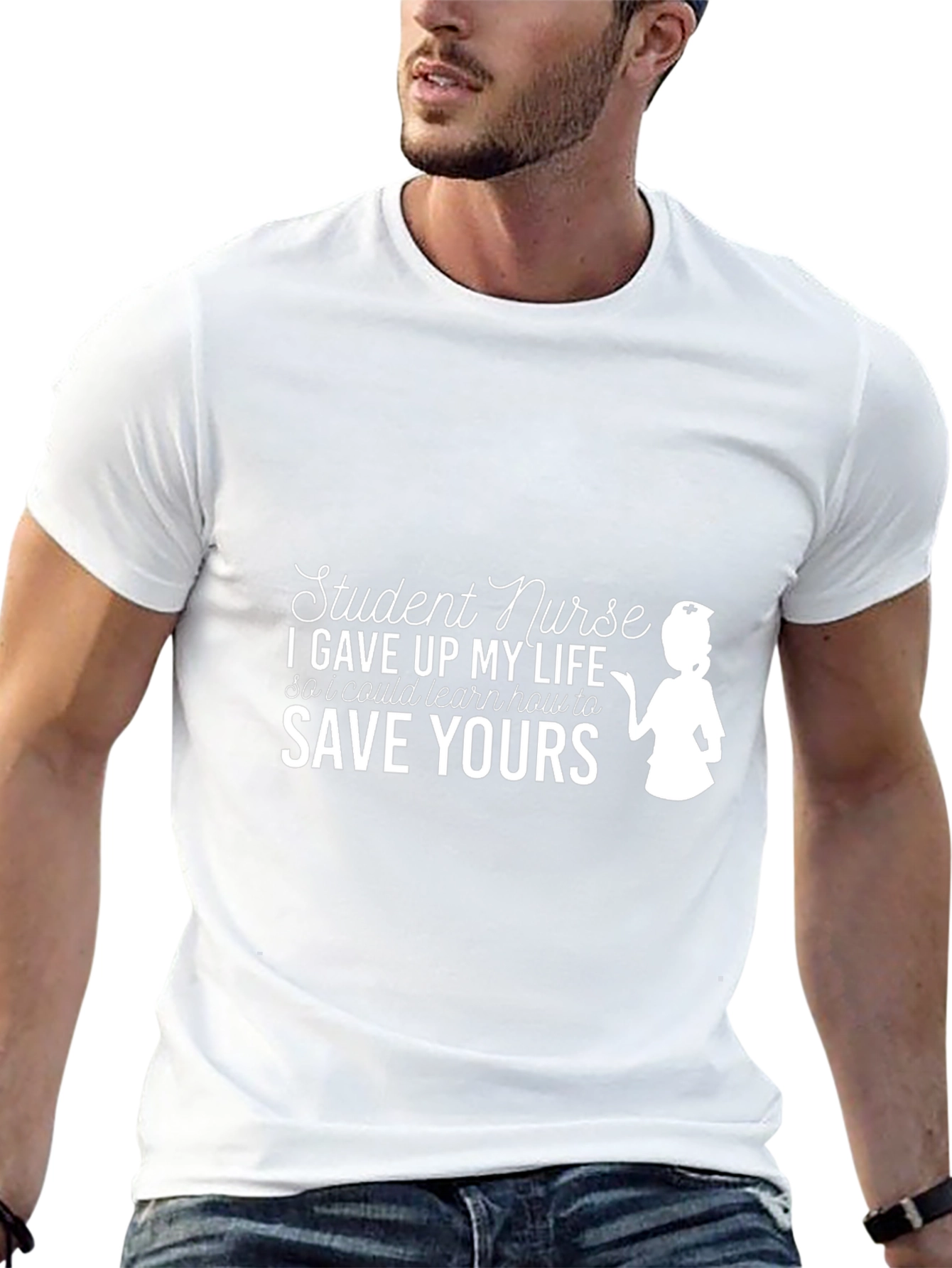 Student Nurse Funny T-Shirt - Save Yours