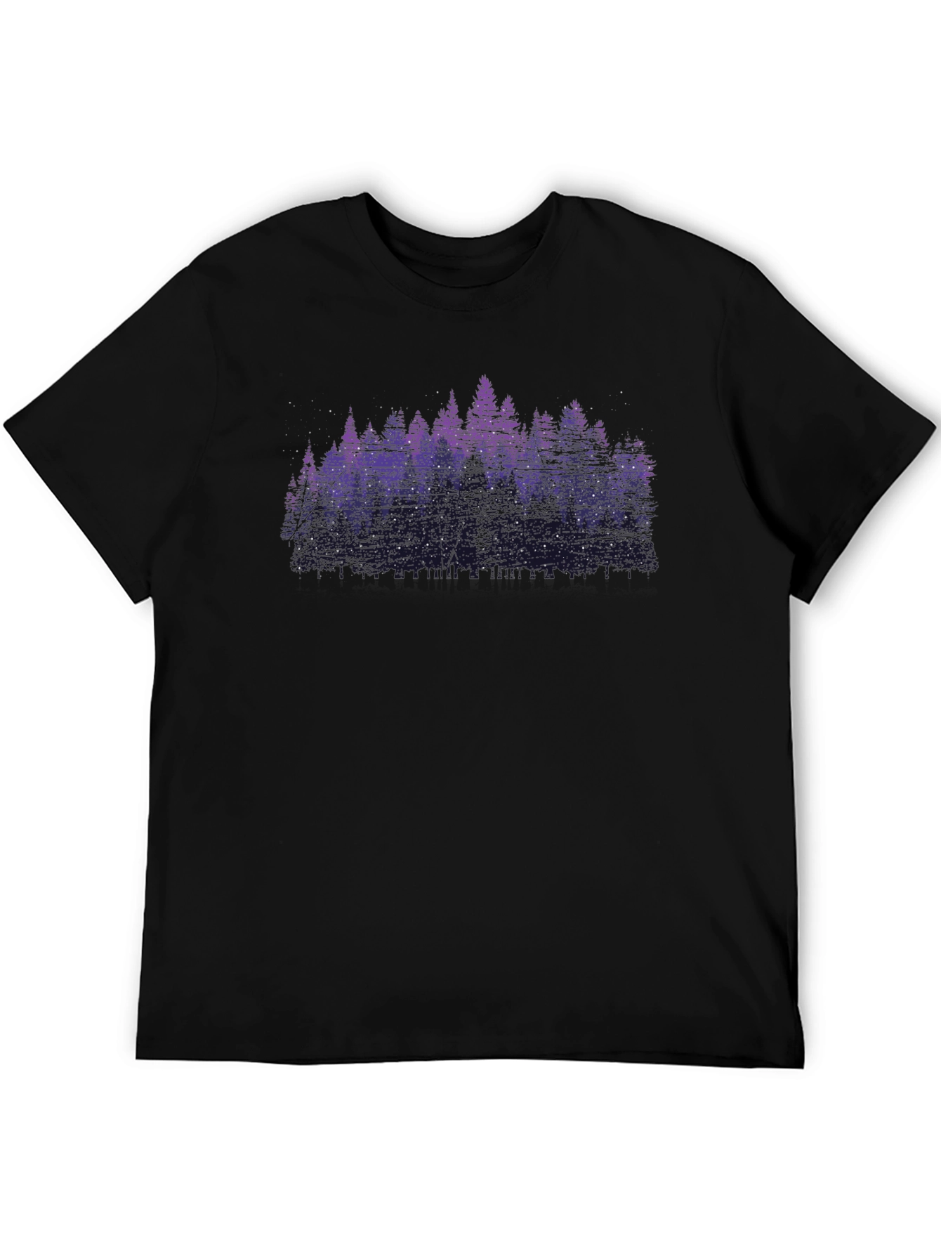 Starry Night Forest Graphic Tee