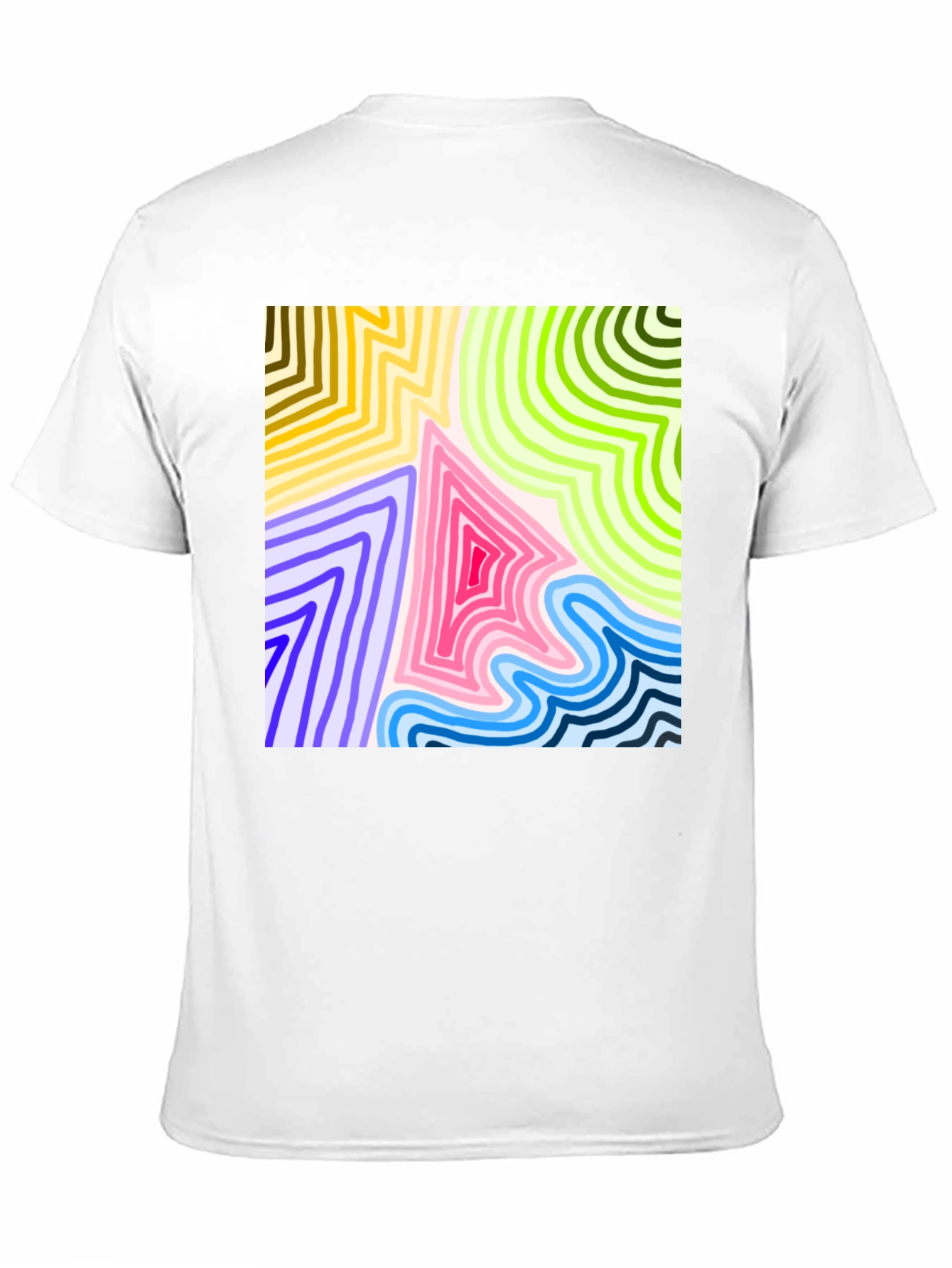 Abstract Art Graphic Tee - Modern Style
