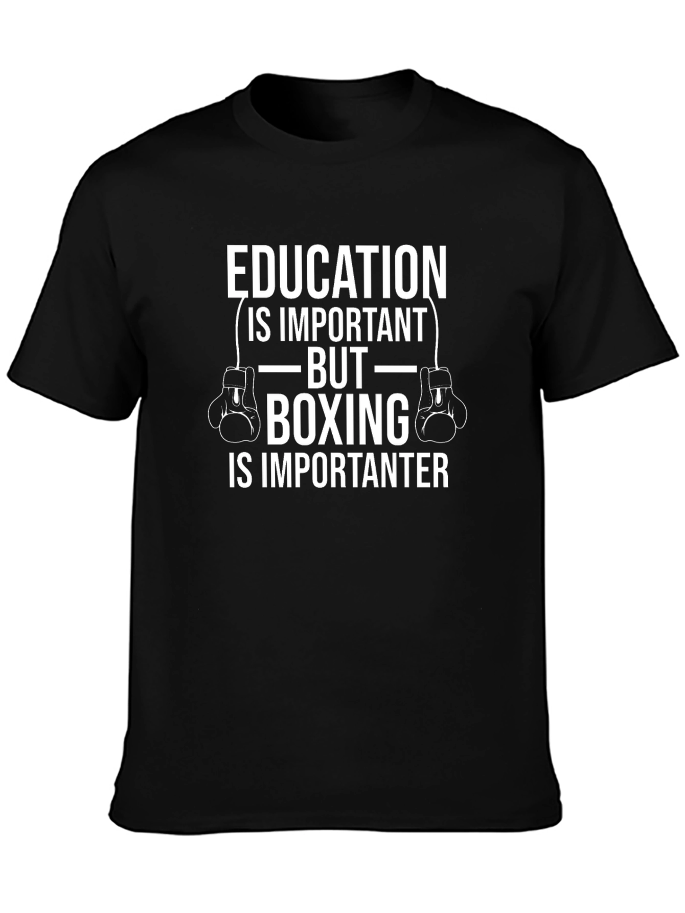 Boxing is Importanter T-Shirt Funny Boxer Tee