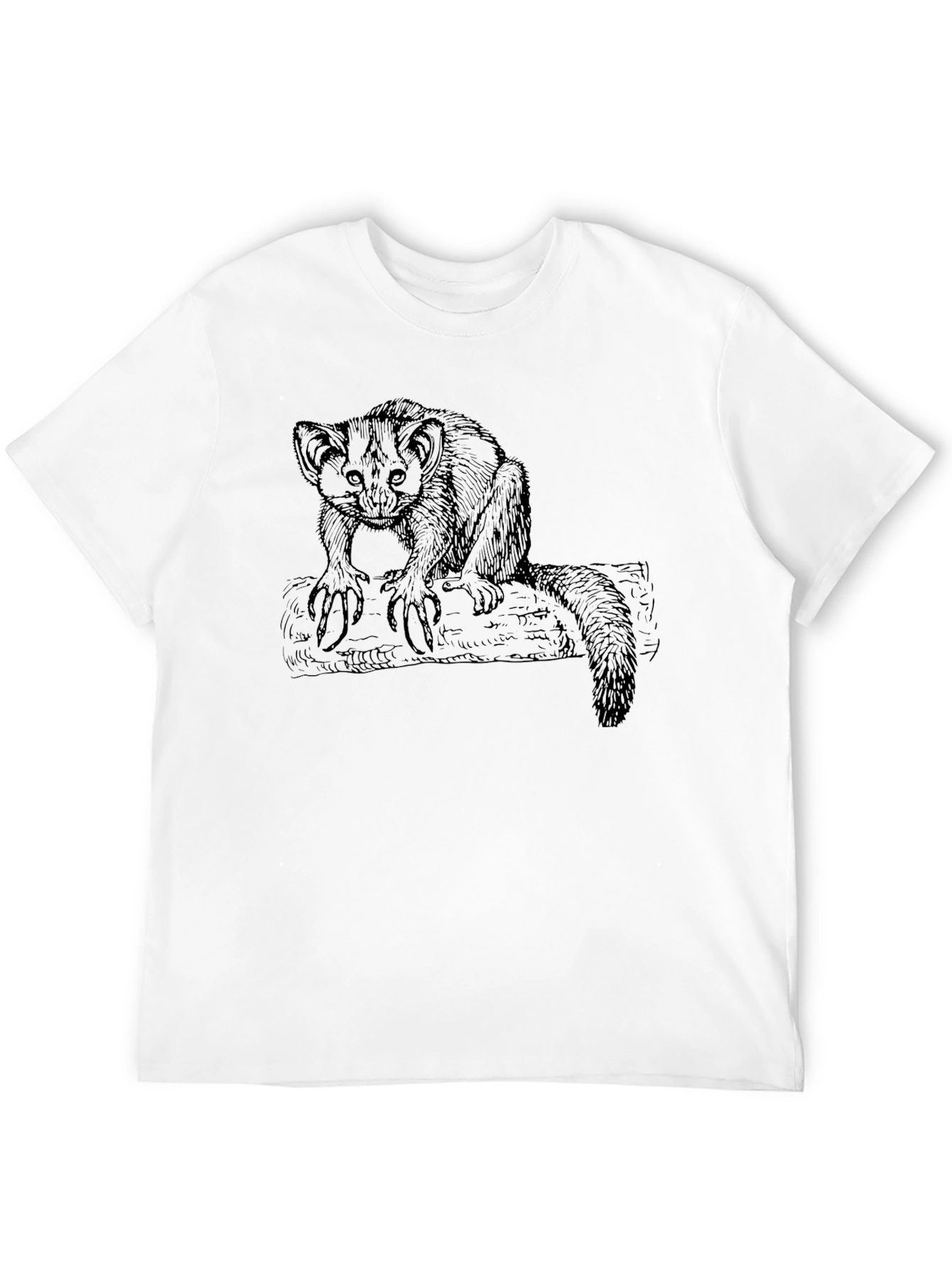 Aye-Aye Lemur Graphic Tee - Unique Wildlife Design