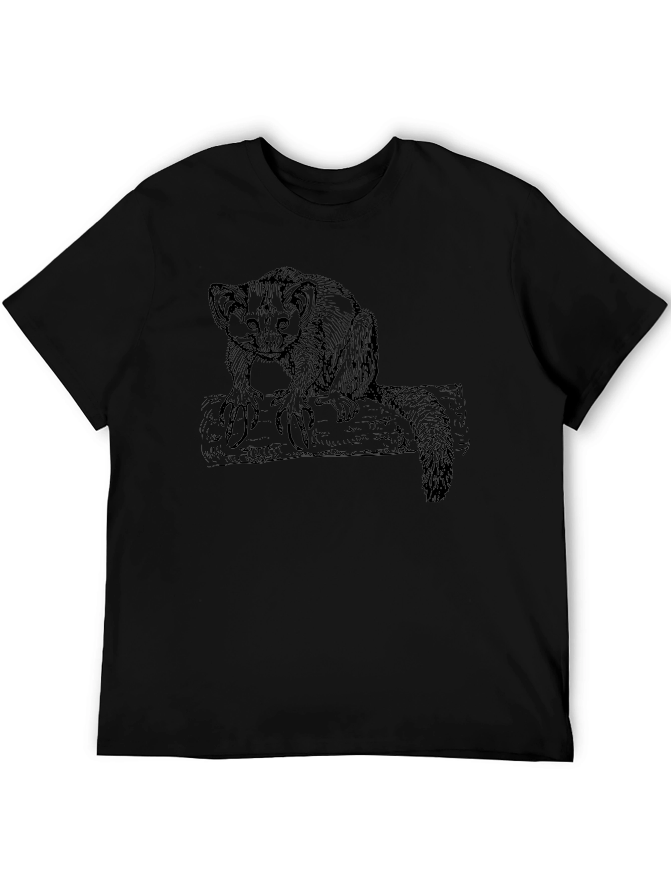 Aye-Aye Lemur Graphic Tee - Unique Wildlife Design
