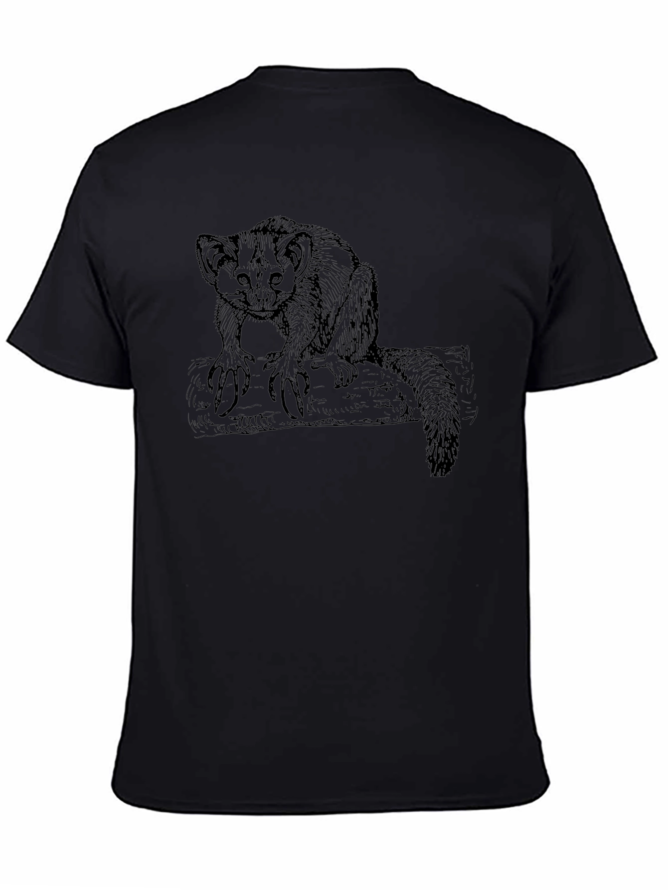 Aye-Aye Lemur Graphic Tee - Unique Wildlife Design