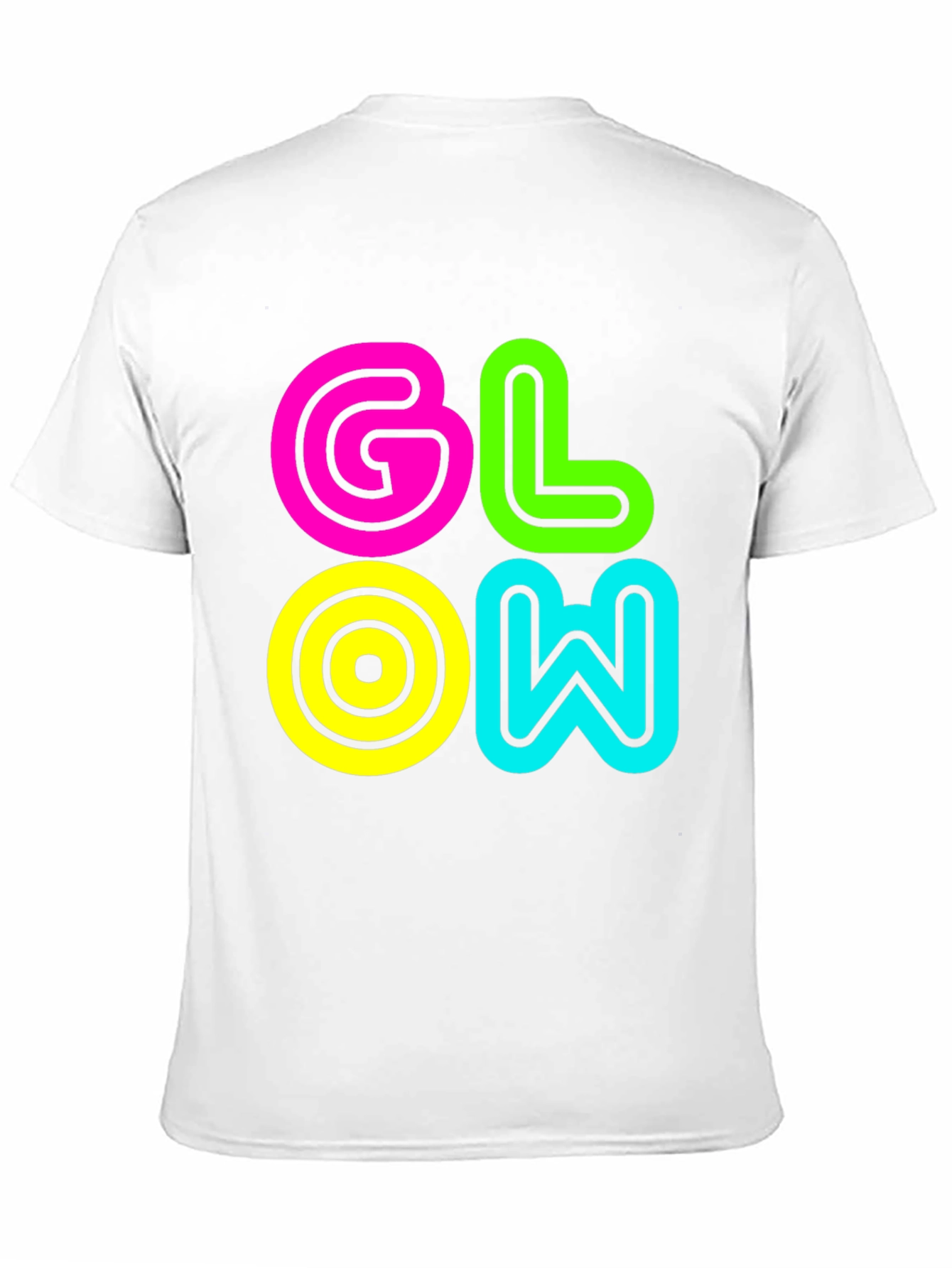 Glow Graphic Tee - Retro Style