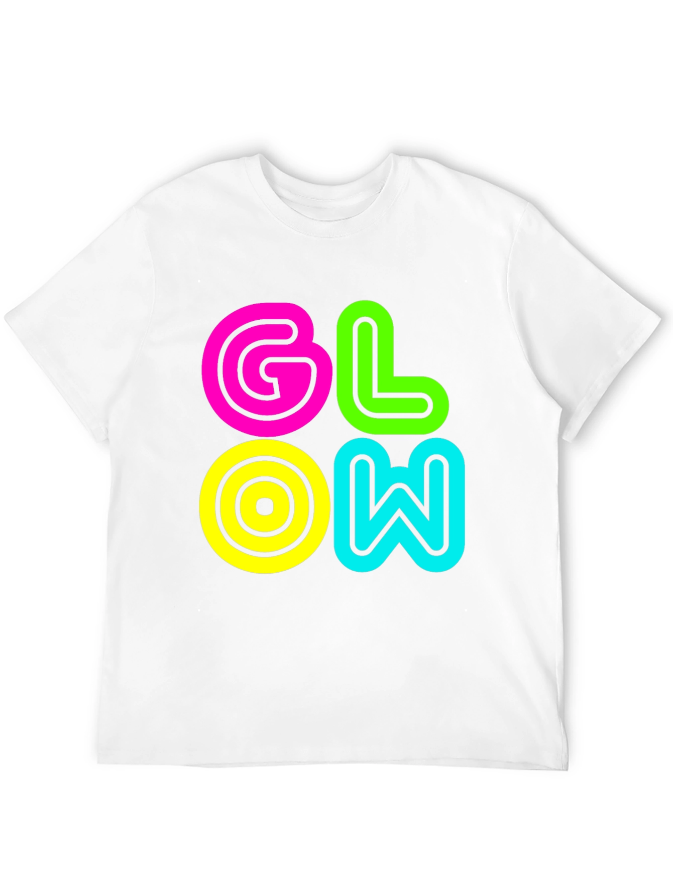 Glow Graphic Tee - Retro Style