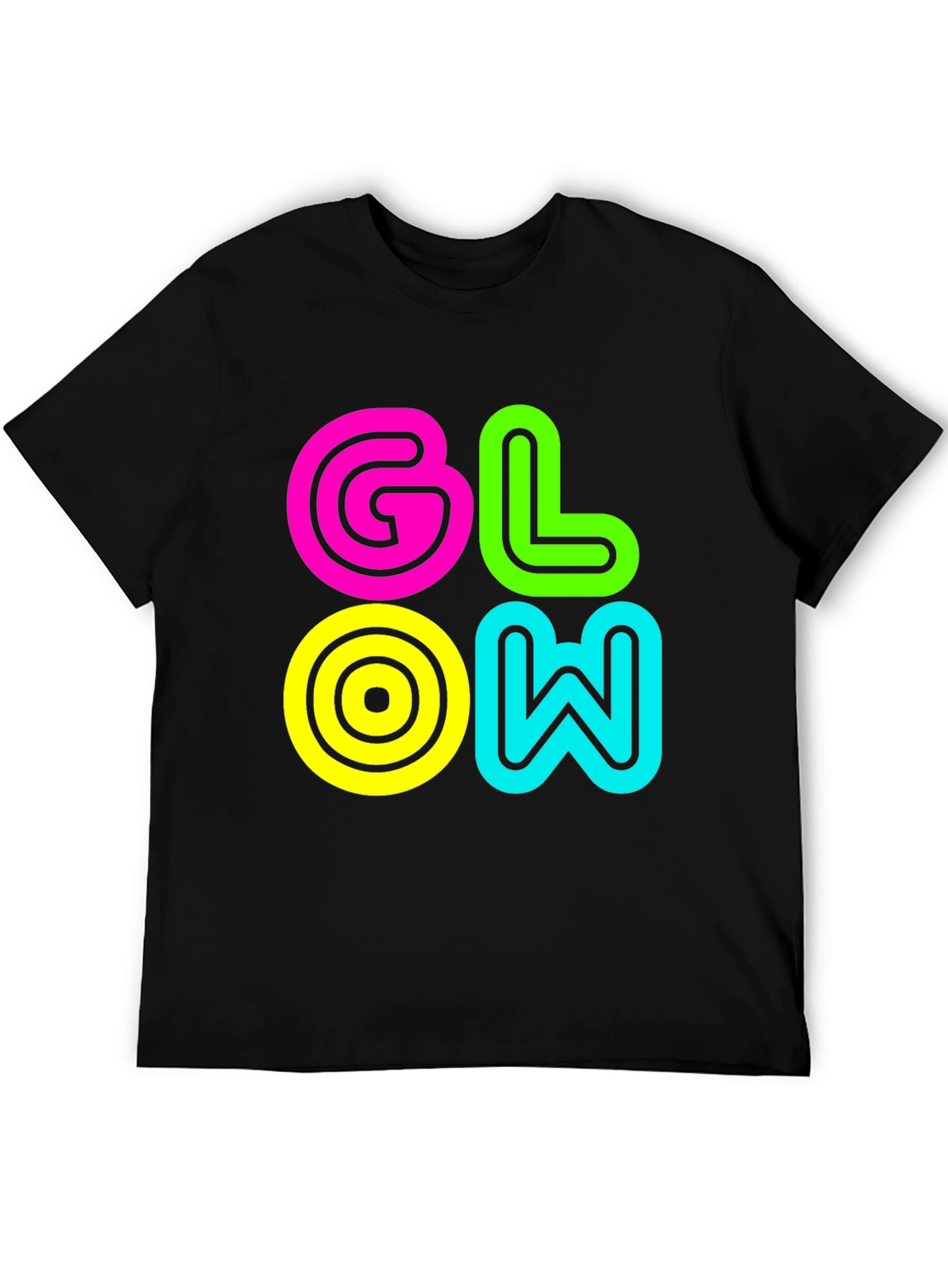 Glow Graphic Tee - Retro Style
