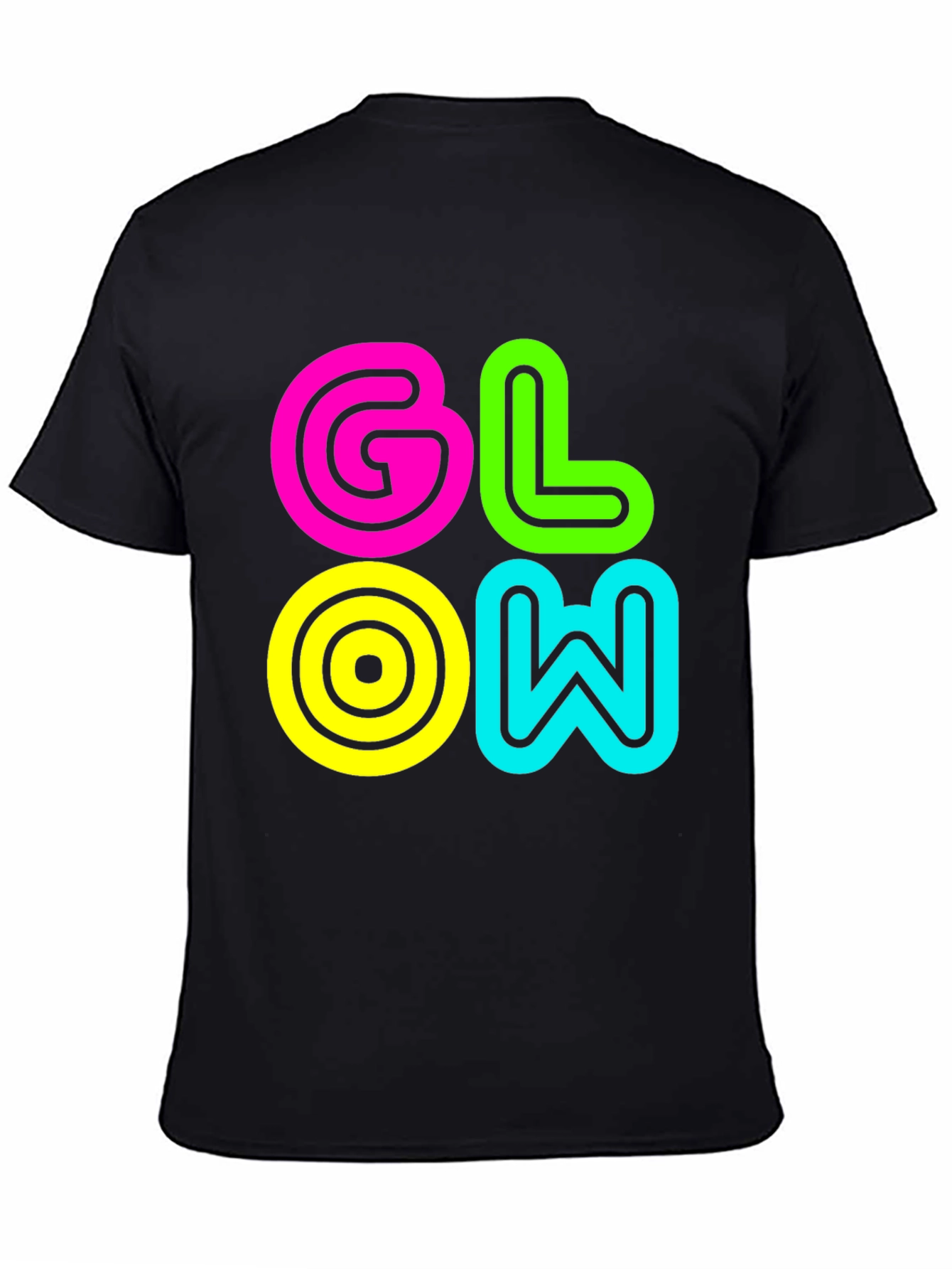Glow Graphic Tee - Retro Style