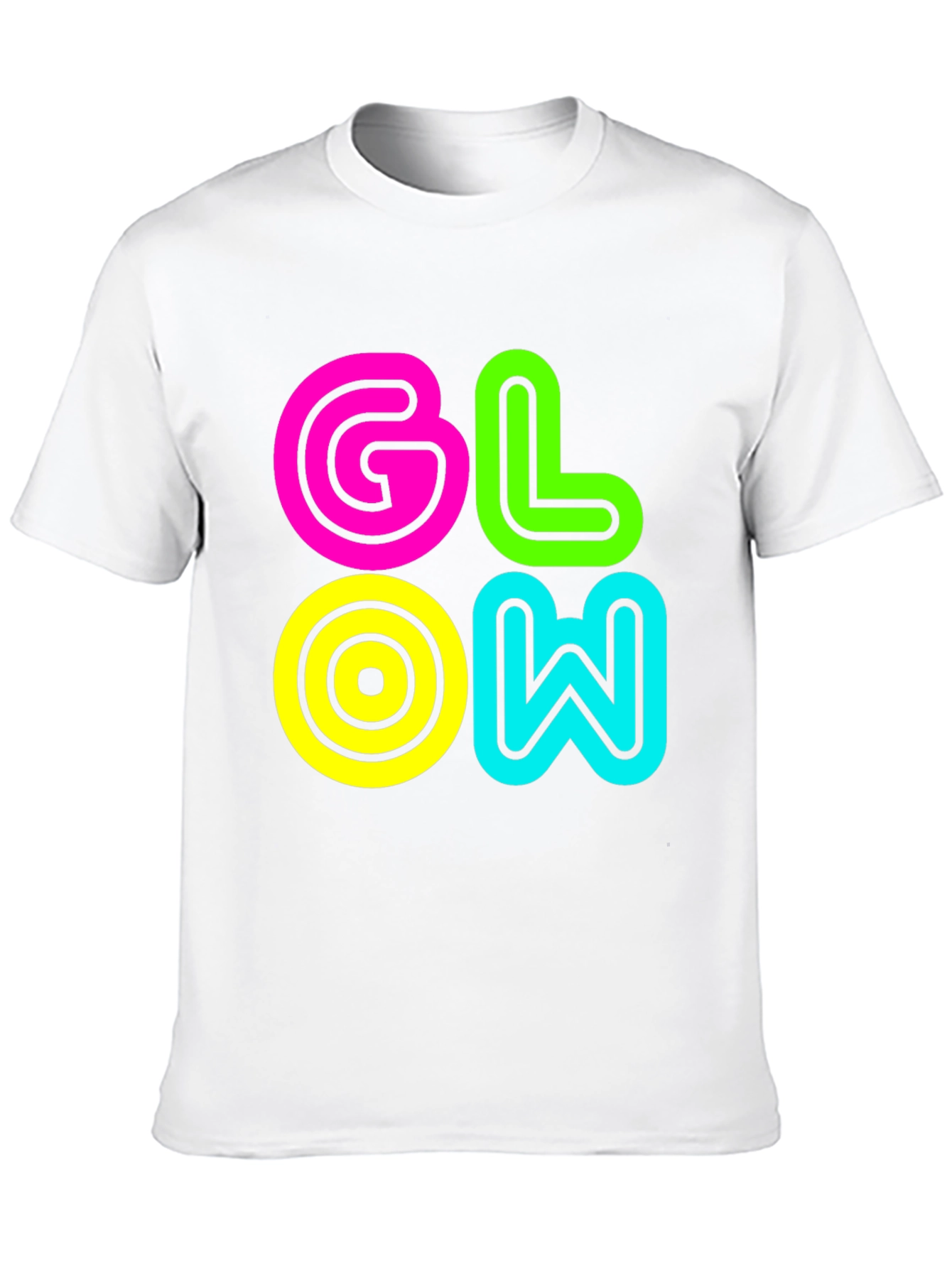 Glow Graphic Tee - Retro Style
