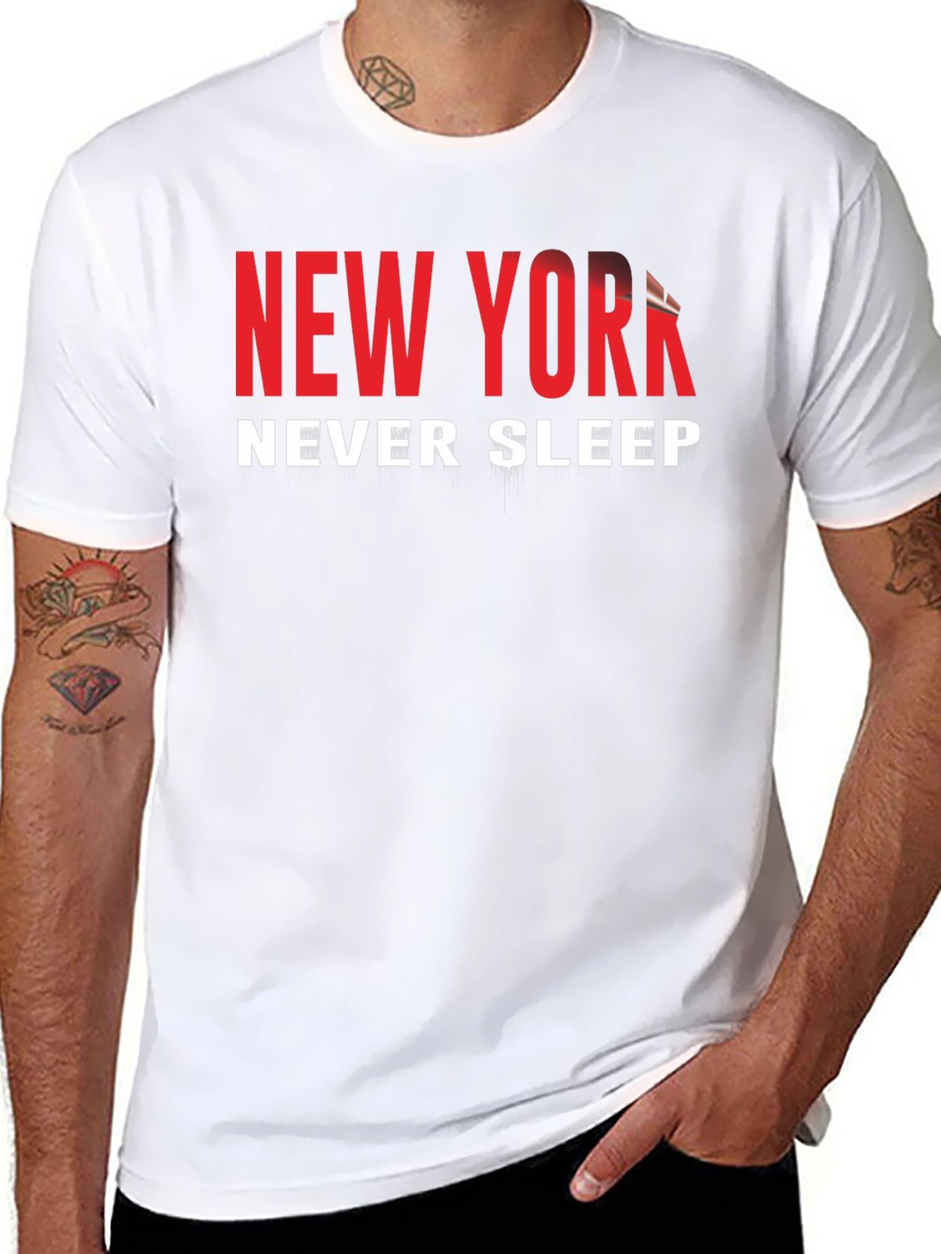 New York Never Sleeps Graphic Tee