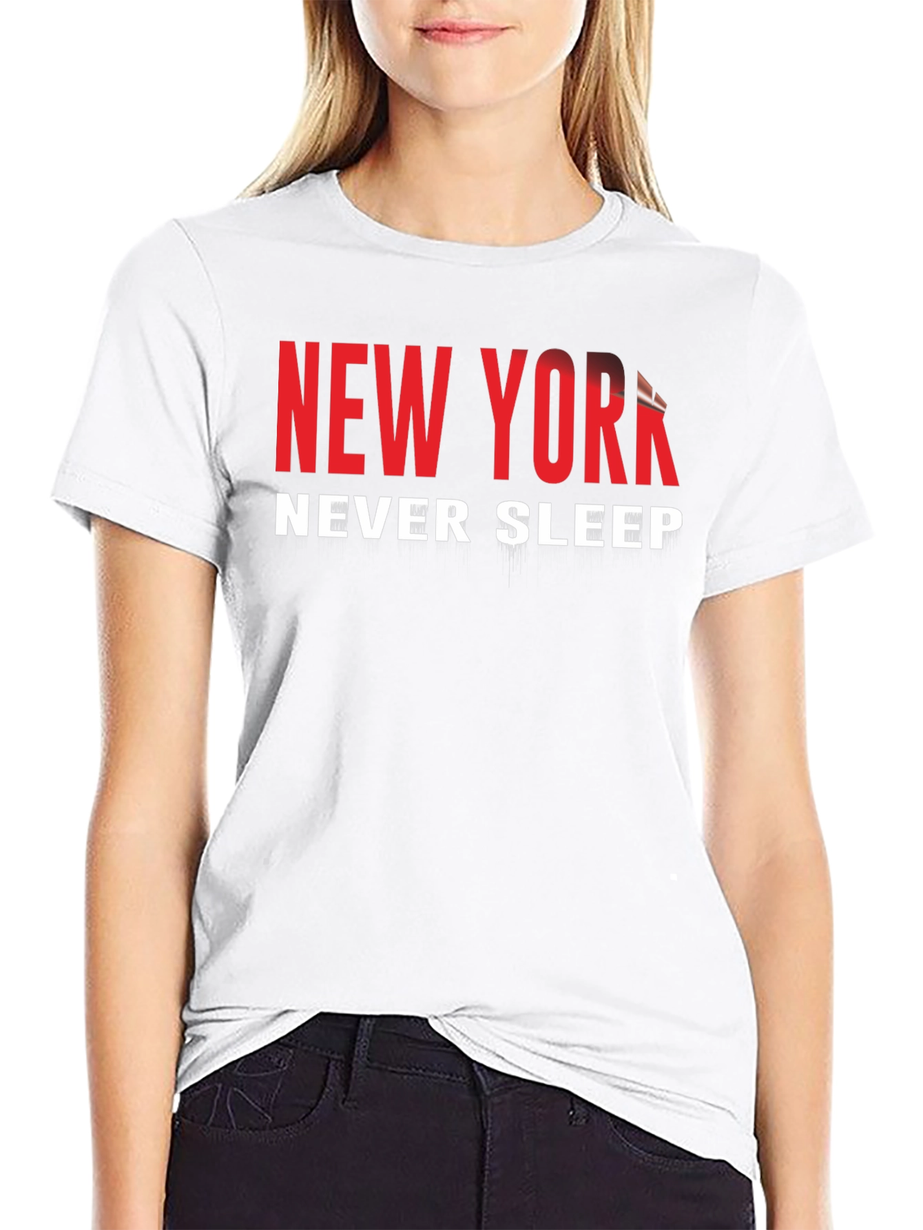 New York Never Sleeps Graphic Tee