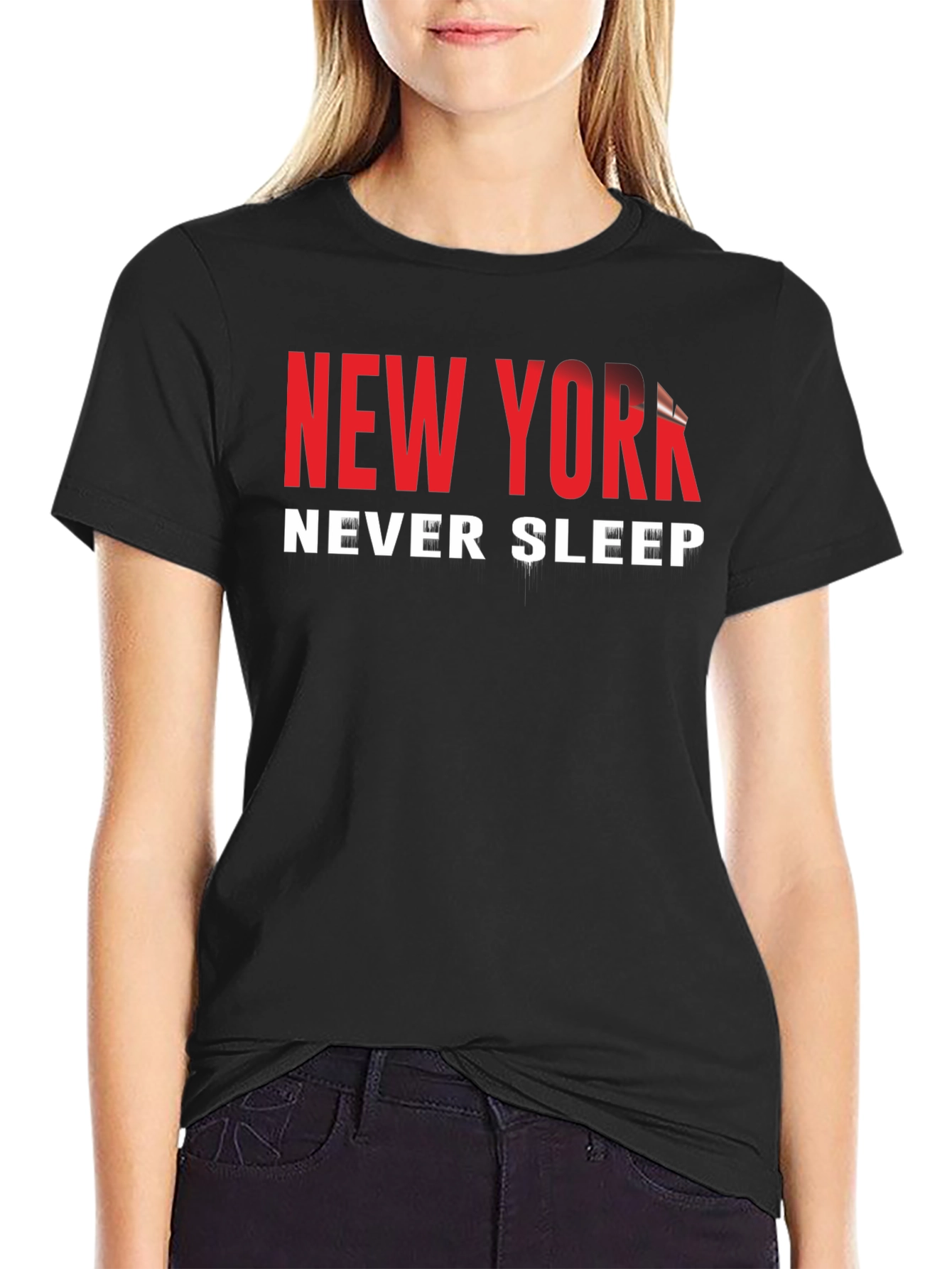 New York Never Sleeps Graphic Tee