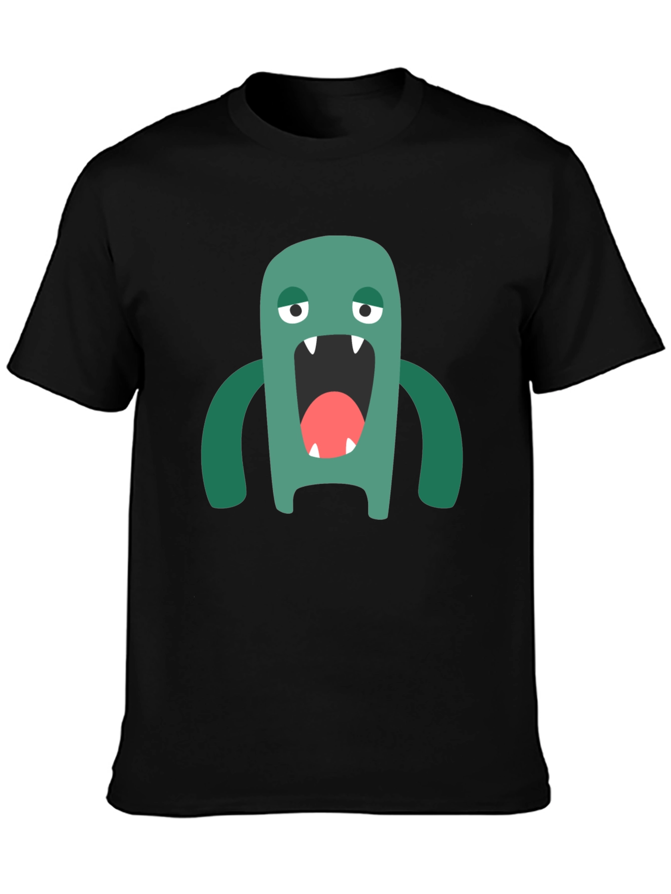 Monster Graphic Tee - Mens Black T-Shirt