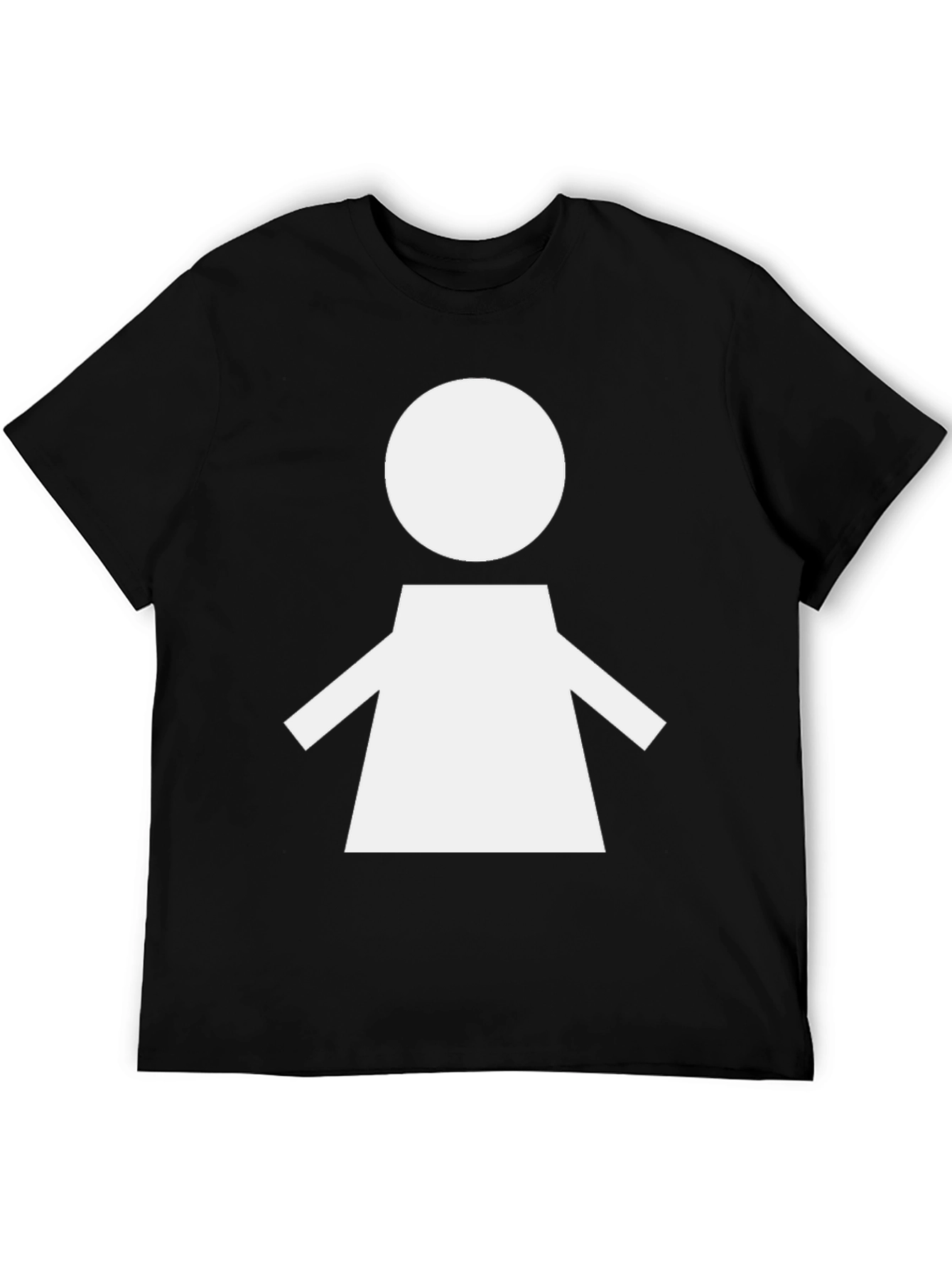 Stick Figure Graphic Tee - Unisex Black T-Shirt