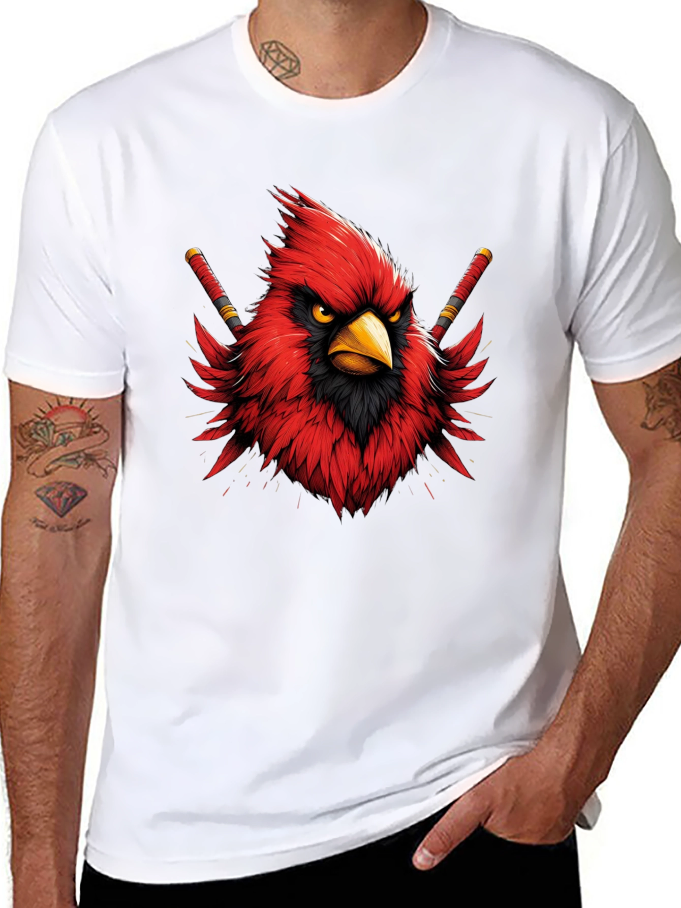 Cardinal Ninja T-Shirt - Black