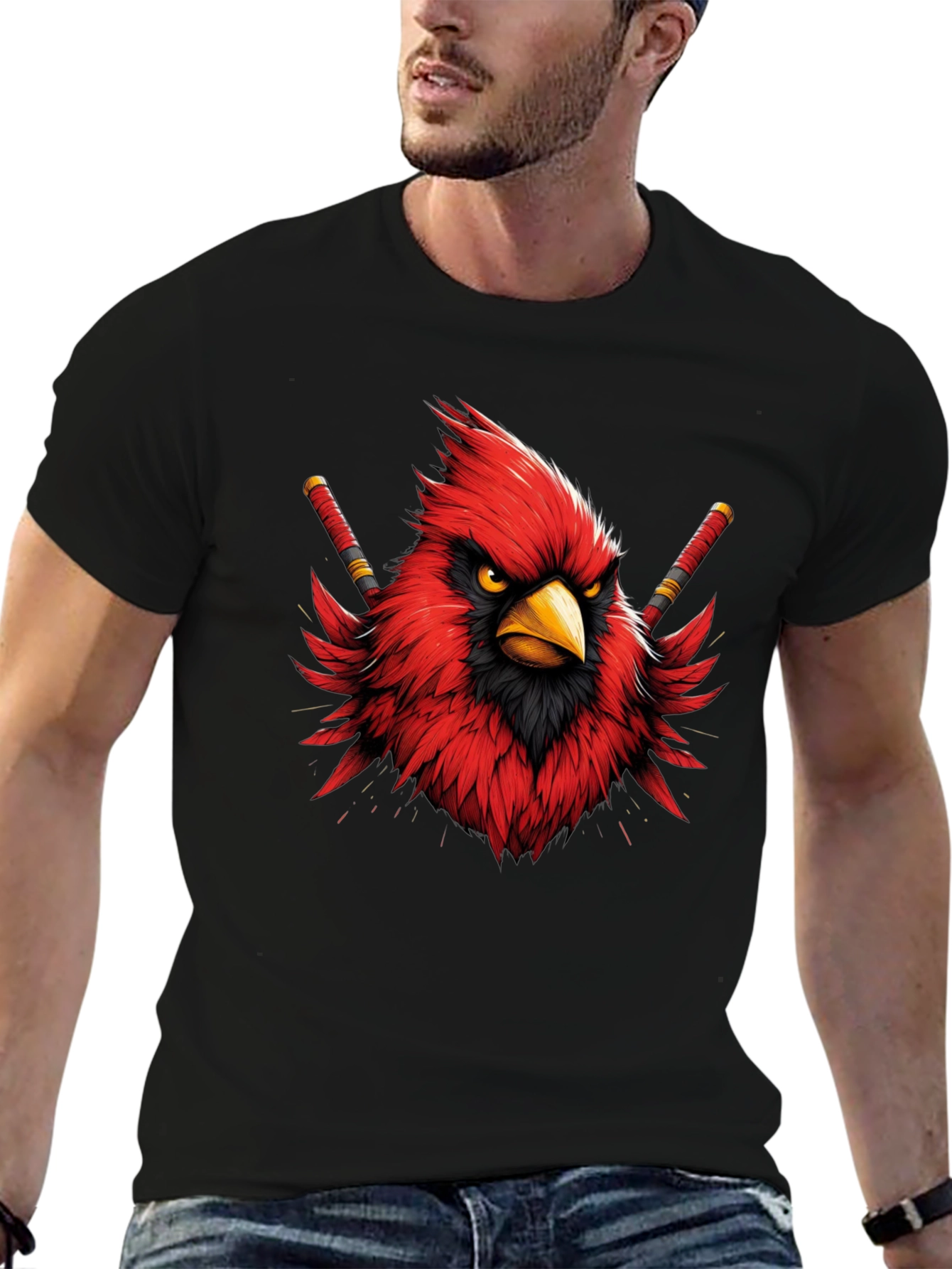 Cardinal Ninja T-Shirt - Black