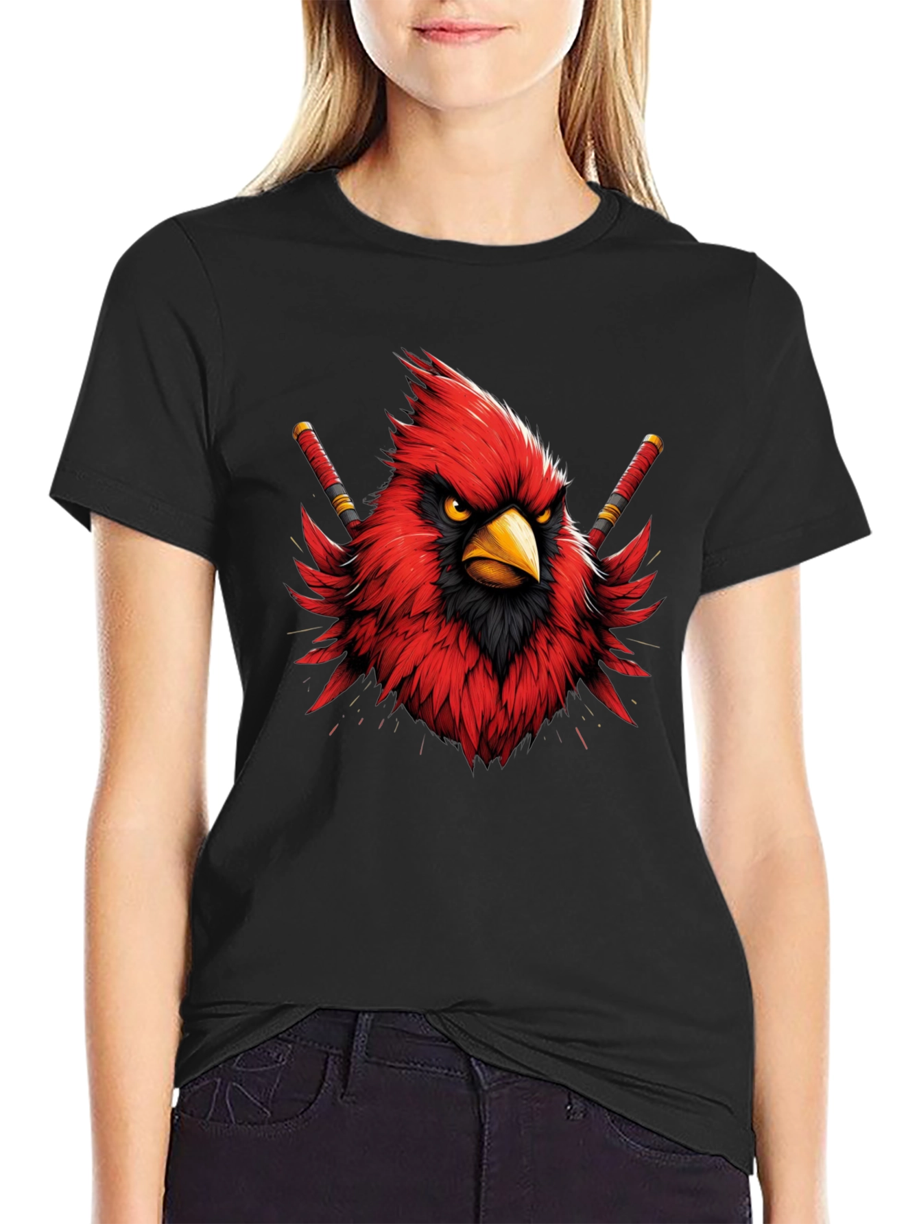 Cardinal Ninja T-Shirt - Black