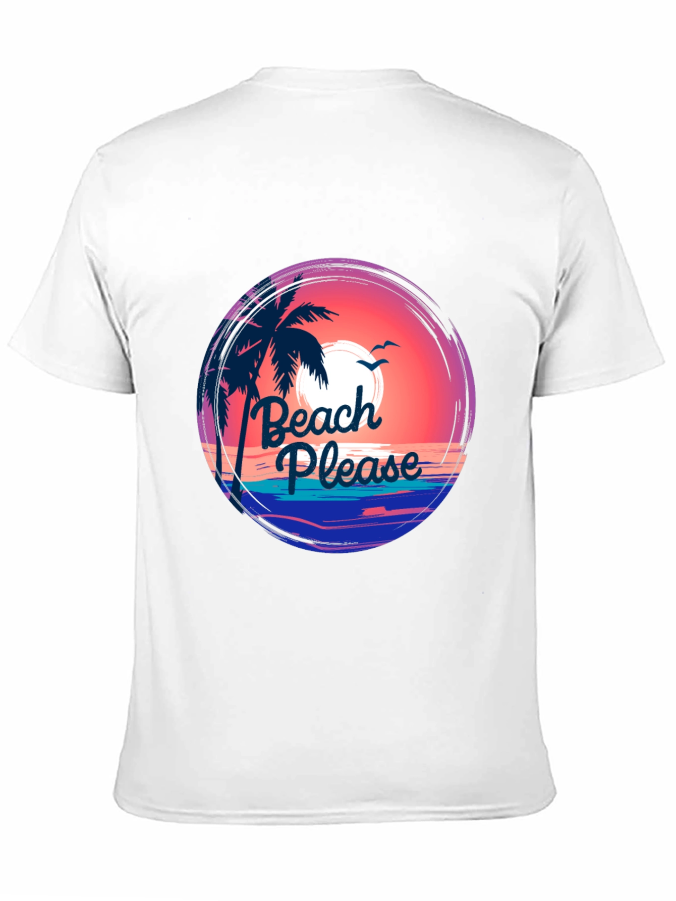 Beach Please Graphic Tee - Summer Vibes T-Shirt