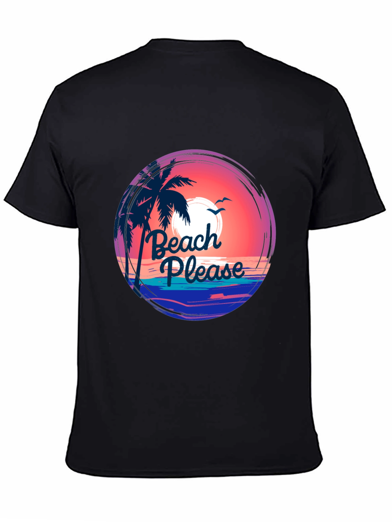 Beach Please Graphic Tee - Summer Vibes T-Shirt