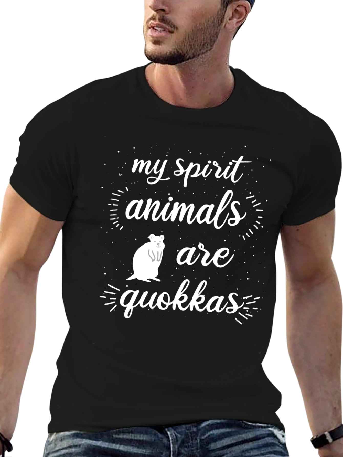 Quokka Spirit Animal T-Shirt - Cute Graphic Tee