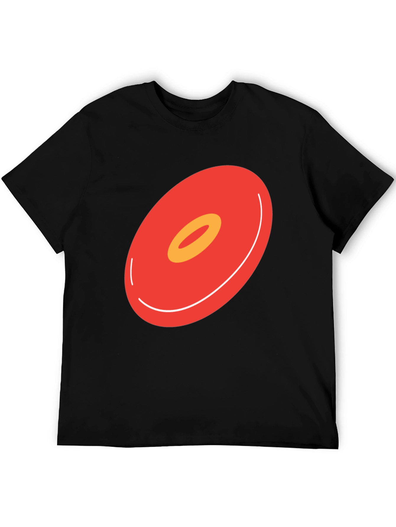 Abstract Donut Graphic T-Shirt