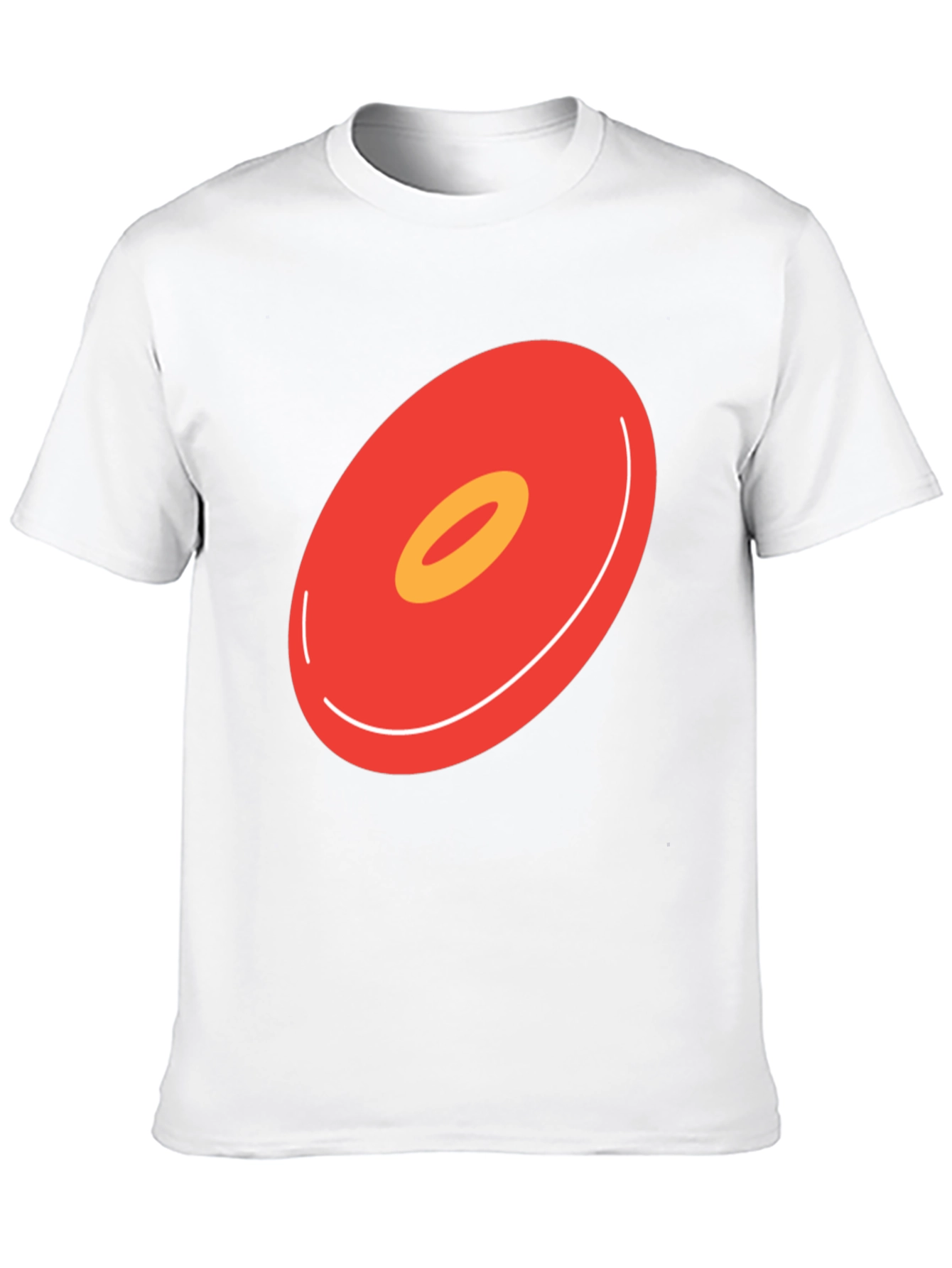 Abstract Donut Graphic T-Shirt
