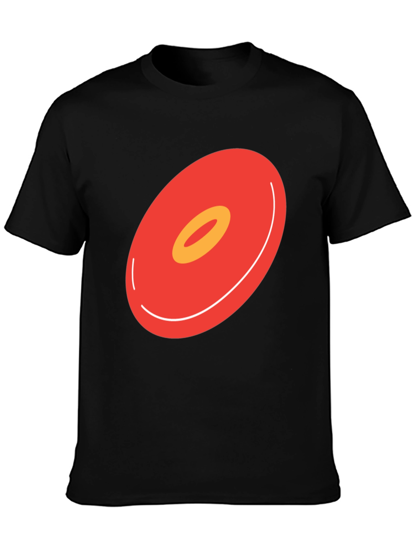 Abstract Donut Graphic T-Shirt
