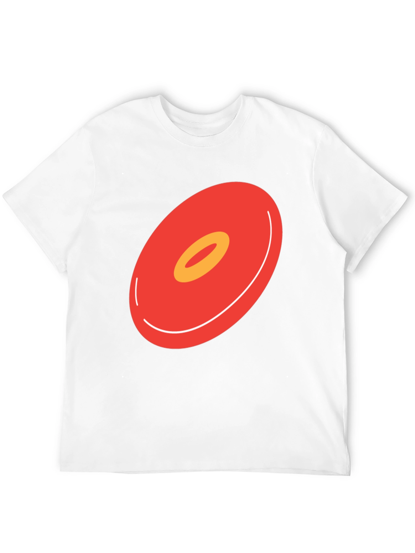 Abstract Donut Graphic T-Shirt