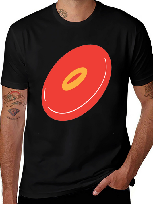 Abstract Donut Graphic T-Shirt