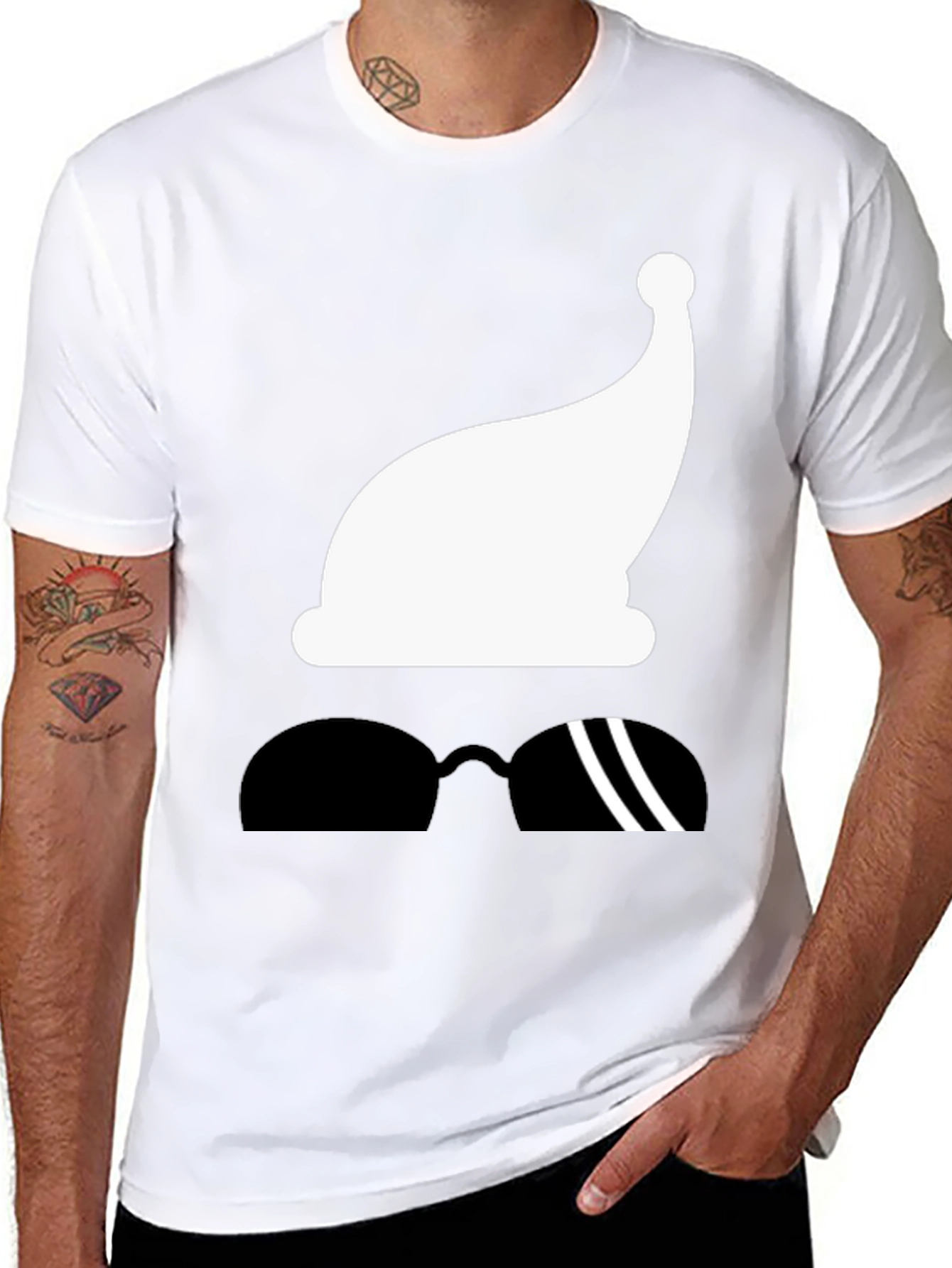 Cool Santa T-Shirt - Holiday Humor