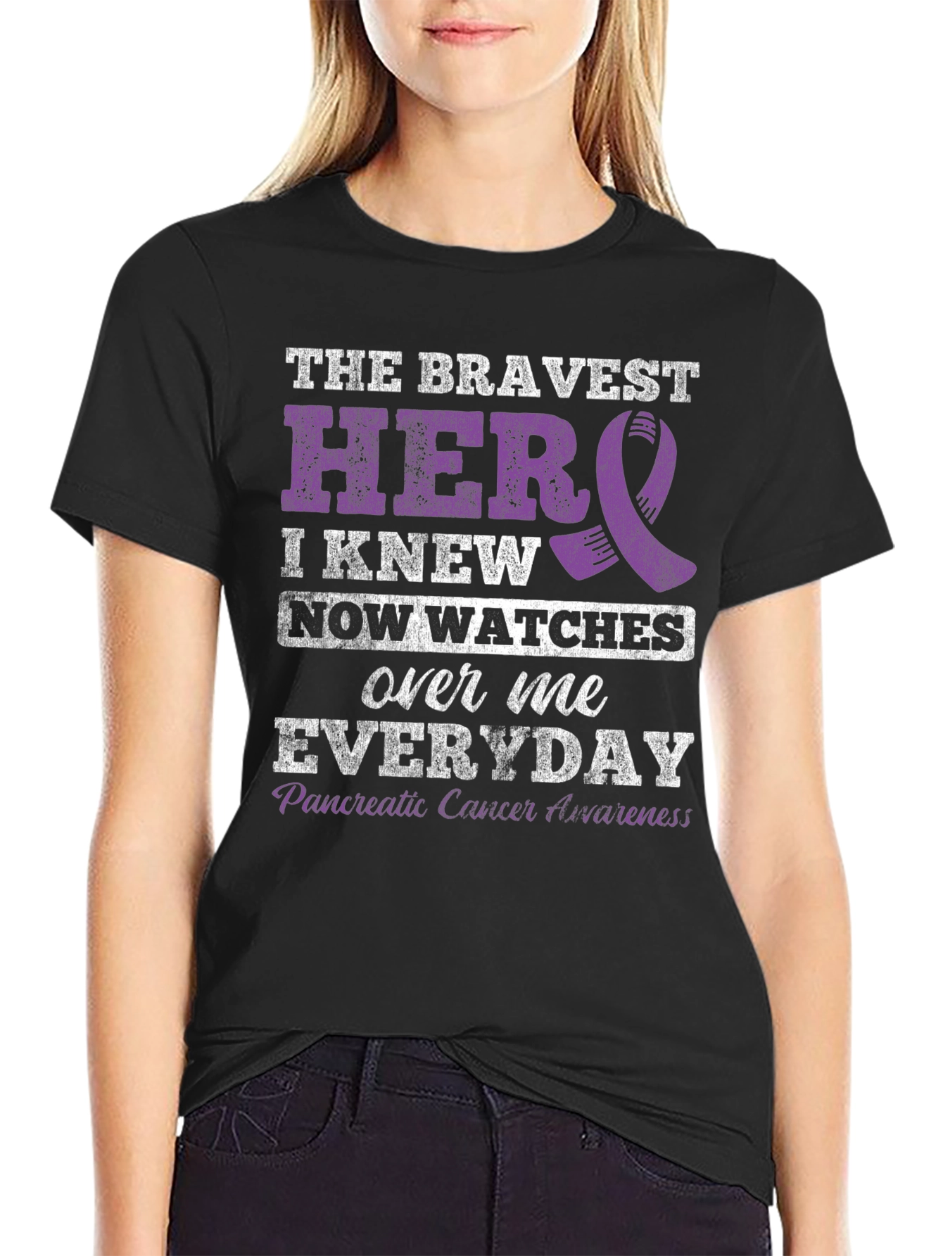 Pancreatic Cancer Awareness T-Shirt - Hero Everyday
