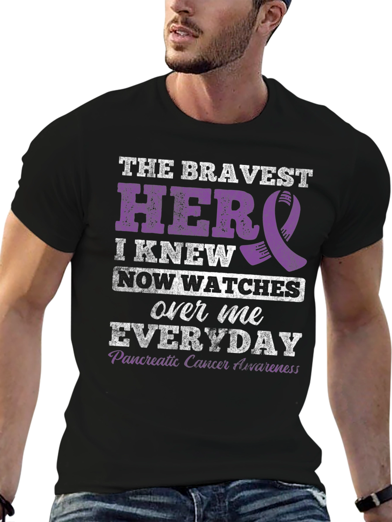 Pancreatic Cancer Awareness T-Shirt - Hero Everyday