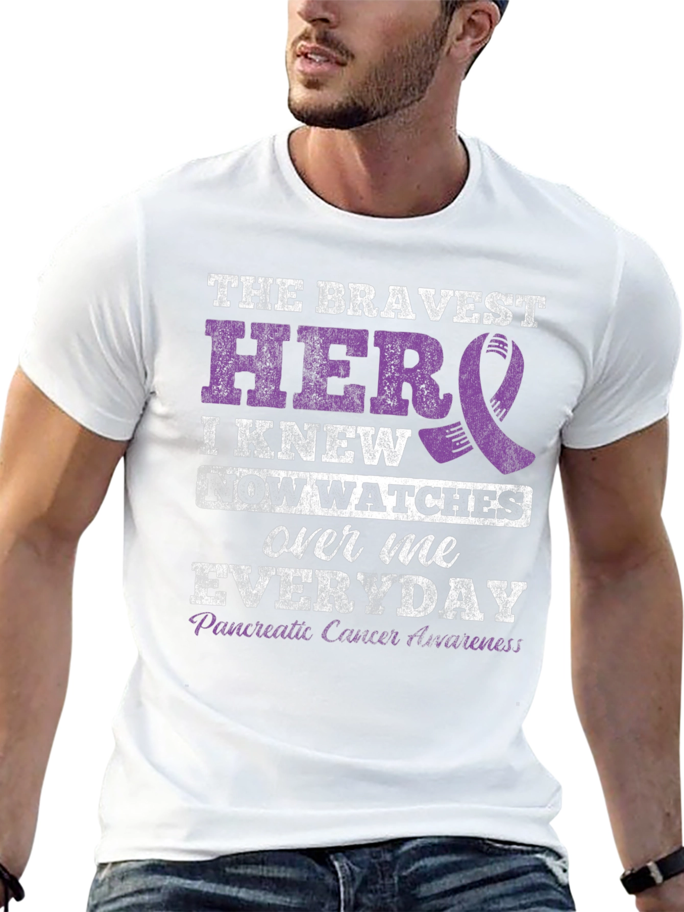 Pancreatic Cancer Awareness T-Shirt - Hero Everyday