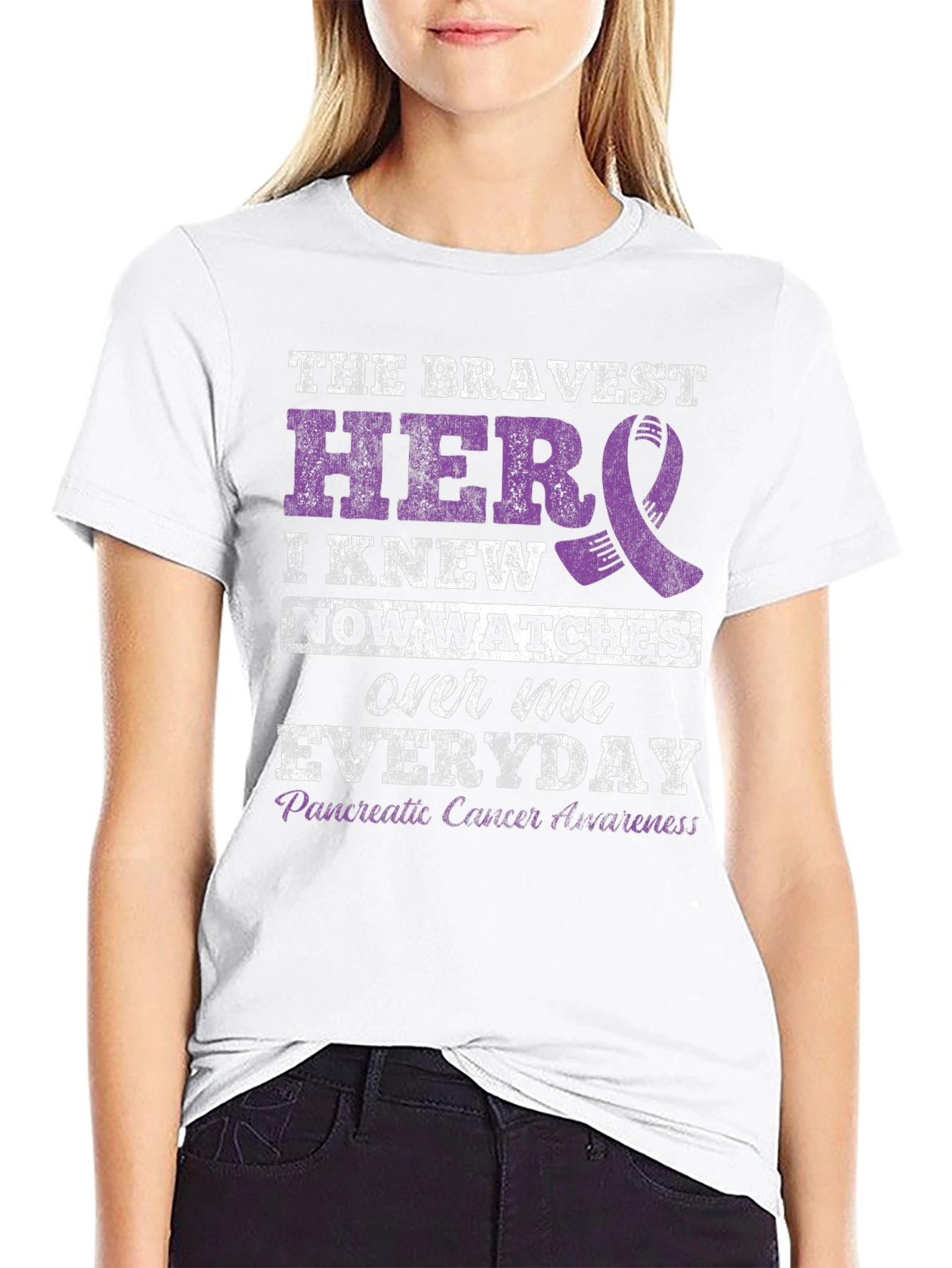 Pancreatic Cancer Awareness T-Shirt - Hero Everyday