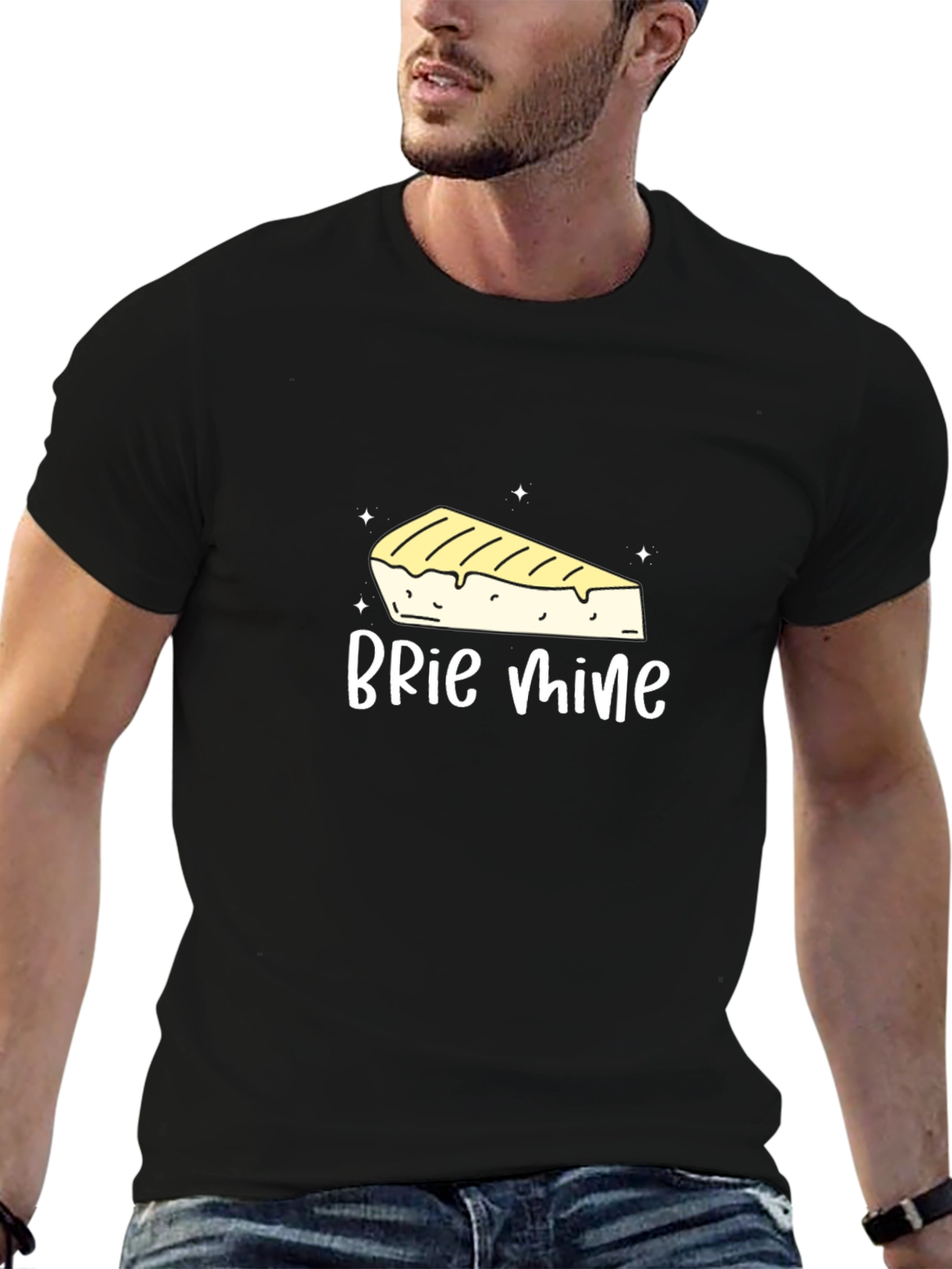 Brie Mine Graphic Tee - Funny Cheese Lover Shirt