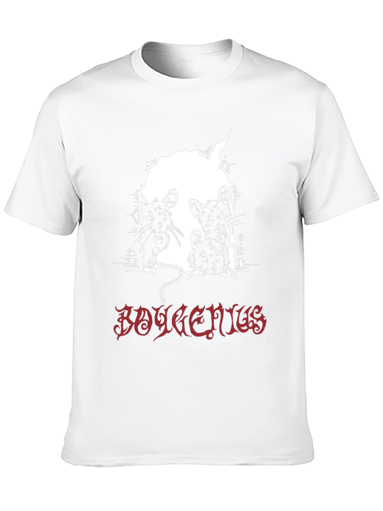 Boygenius Mice Band T-Shirt - Black Cotton Tee