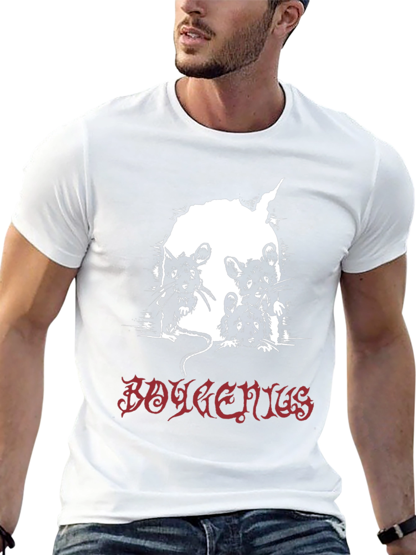 Boygenius Mice Band T-Shirt - Black Cotton Tee