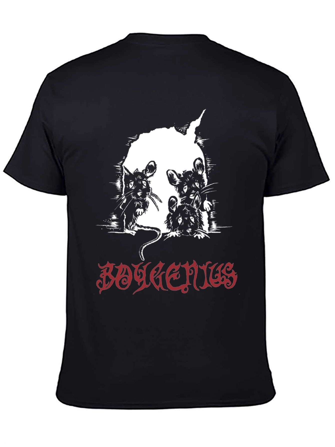 Boygenius Mice Band T-Shirt - Black Cotton Tee