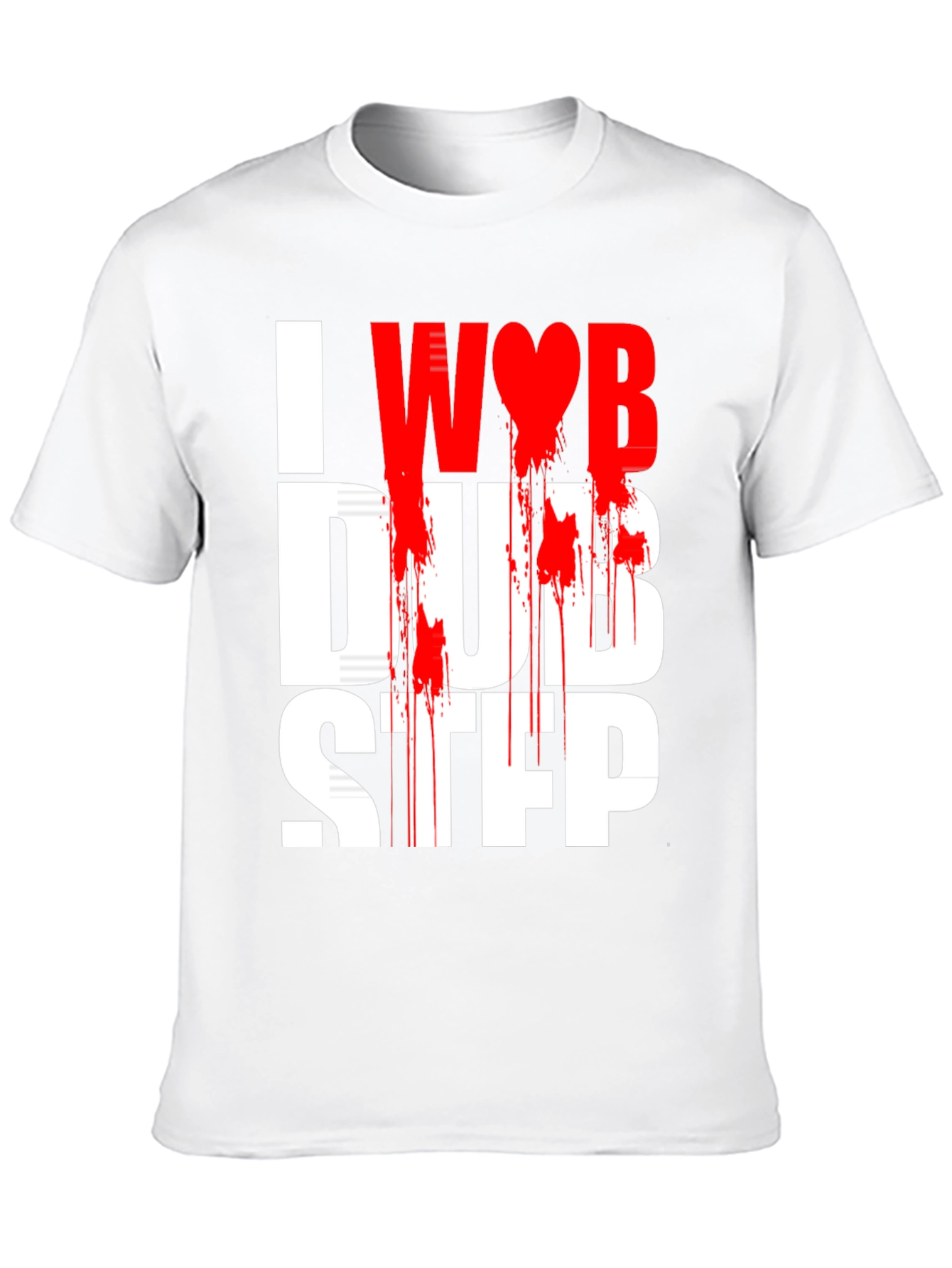 I Heart Dubstep Black Graphic Tee