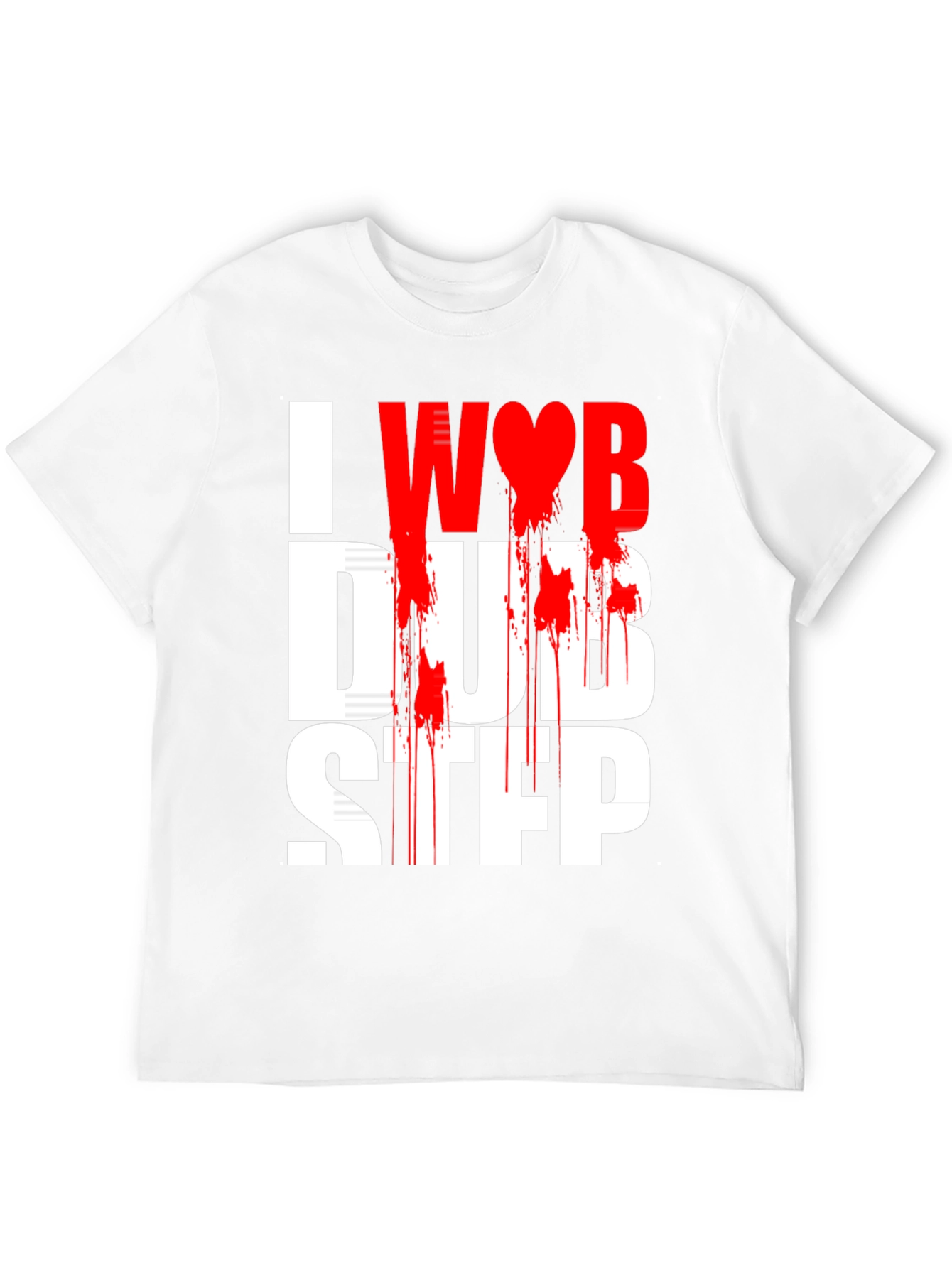 I Heart Dubstep Black Graphic Tee