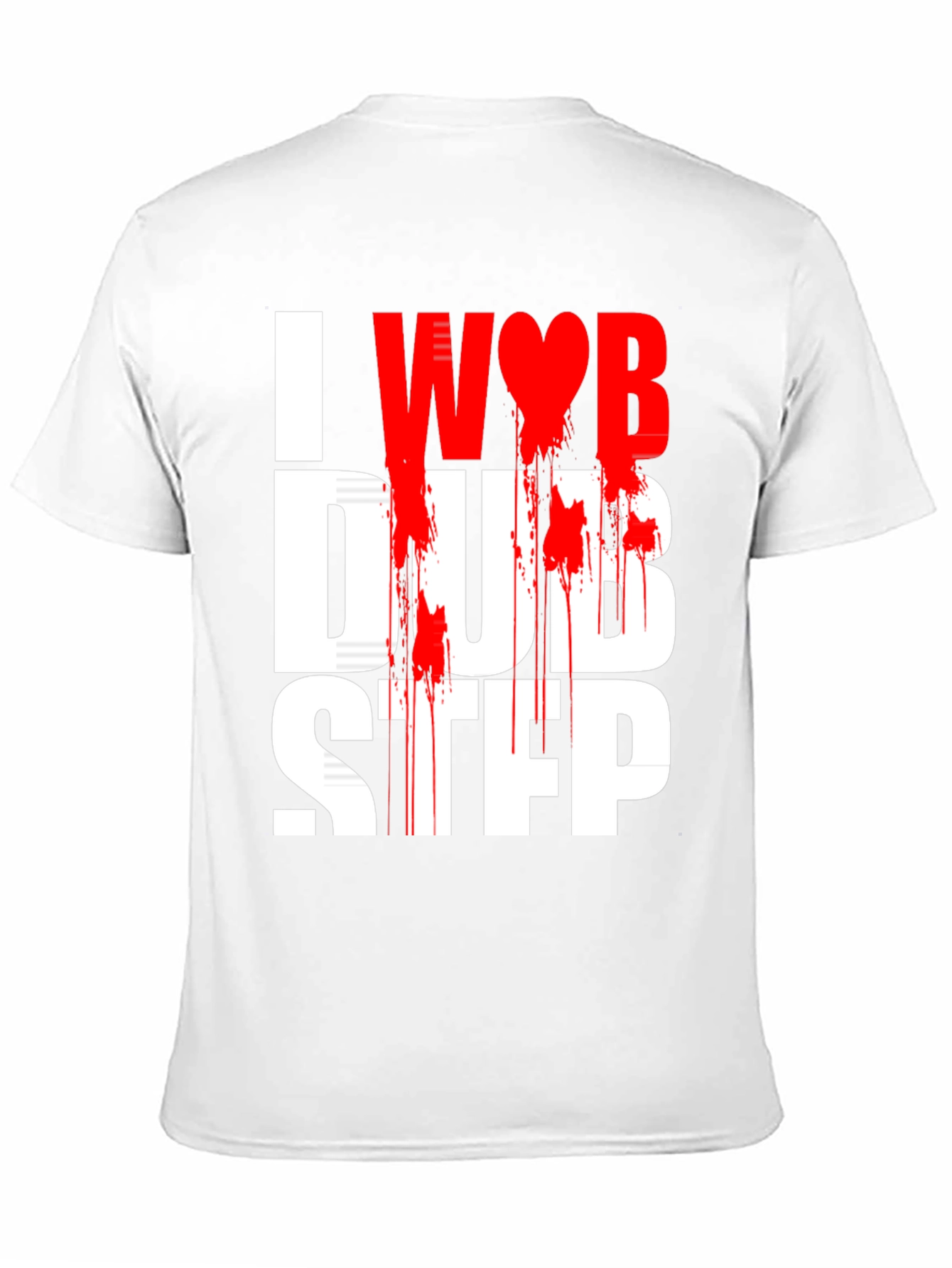 I Heart Dubstep Black Graphic Tee