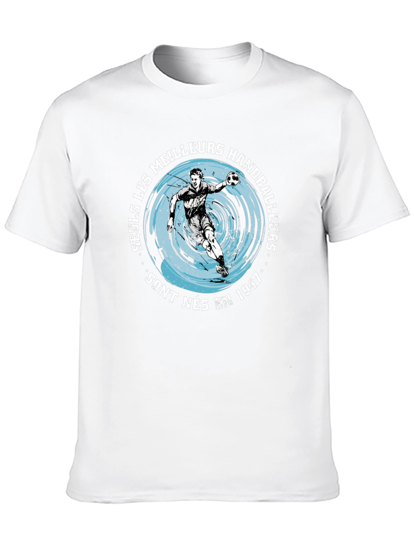 Handball Player Graphic Tee - Born in 1947