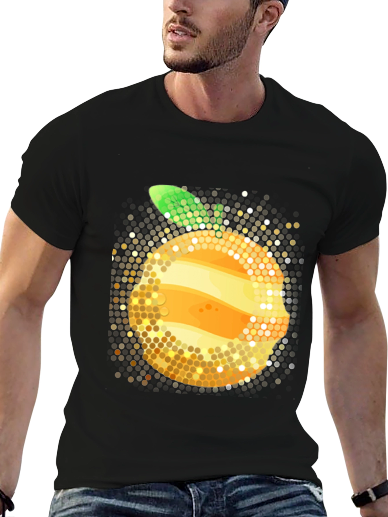 Sparkling Lemon Graphic Tee - Stylish Fruit T-Shirt